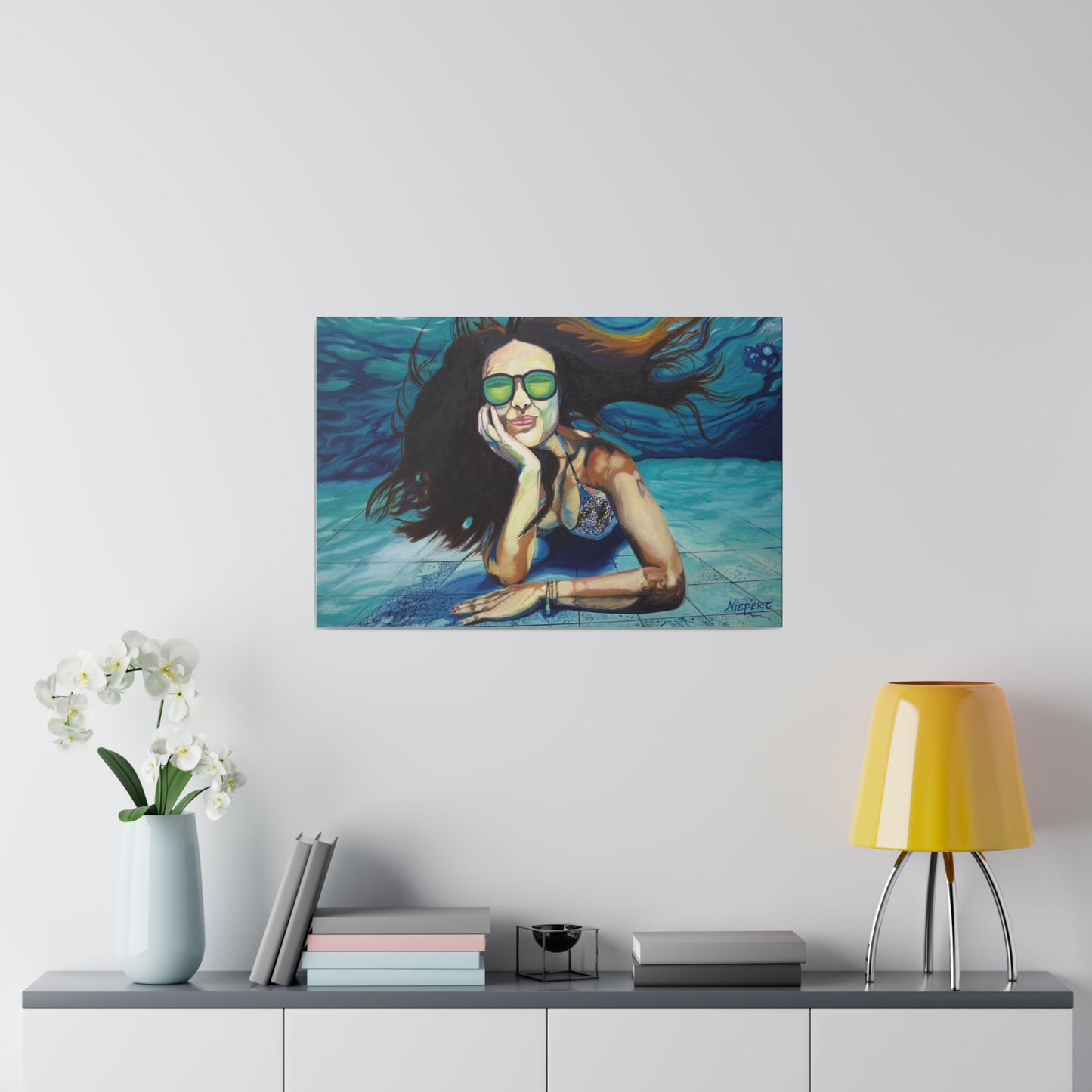 "Submerged" Matte Canvas, Stretched, 0.75"