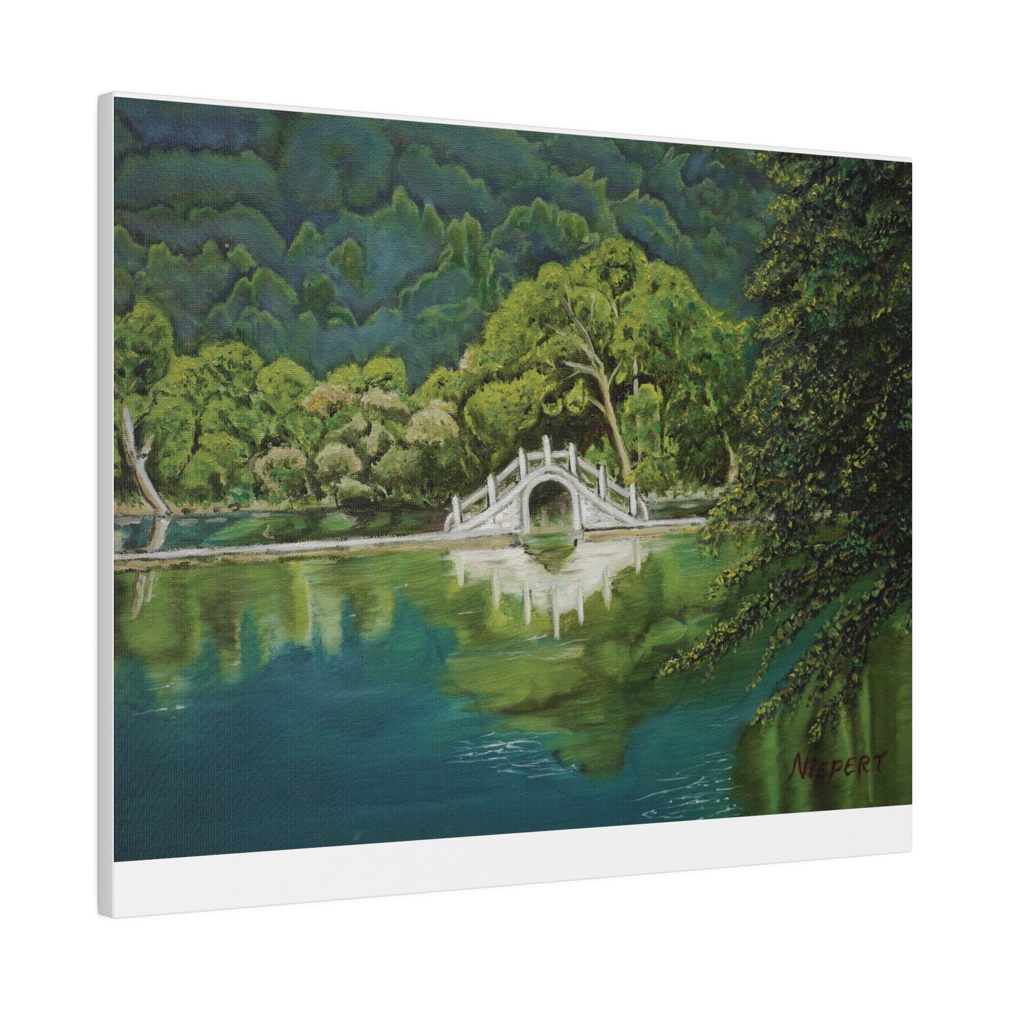 "Small Stone Bridge" Matte Canvas, Stretched, 0.75"