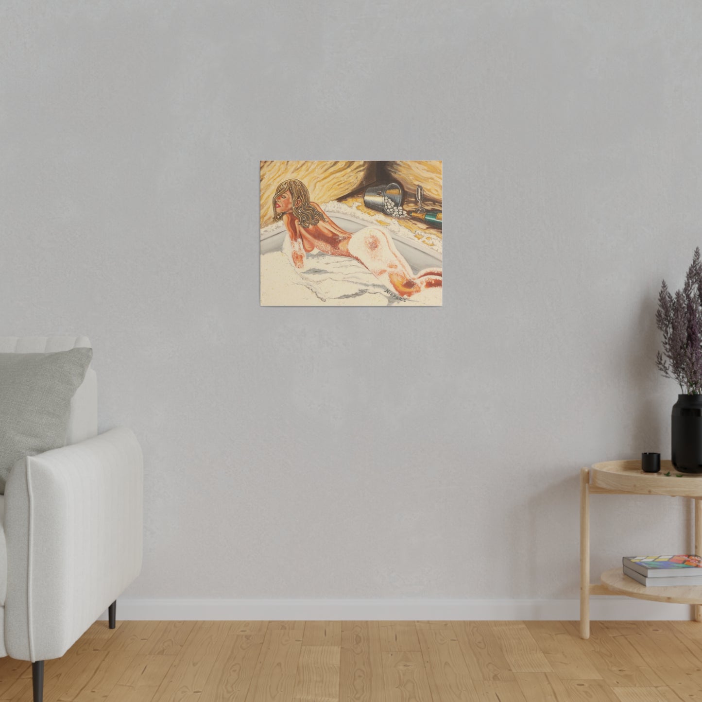 "Take a Bath" Matte Canvas, Stretched, 0.75"