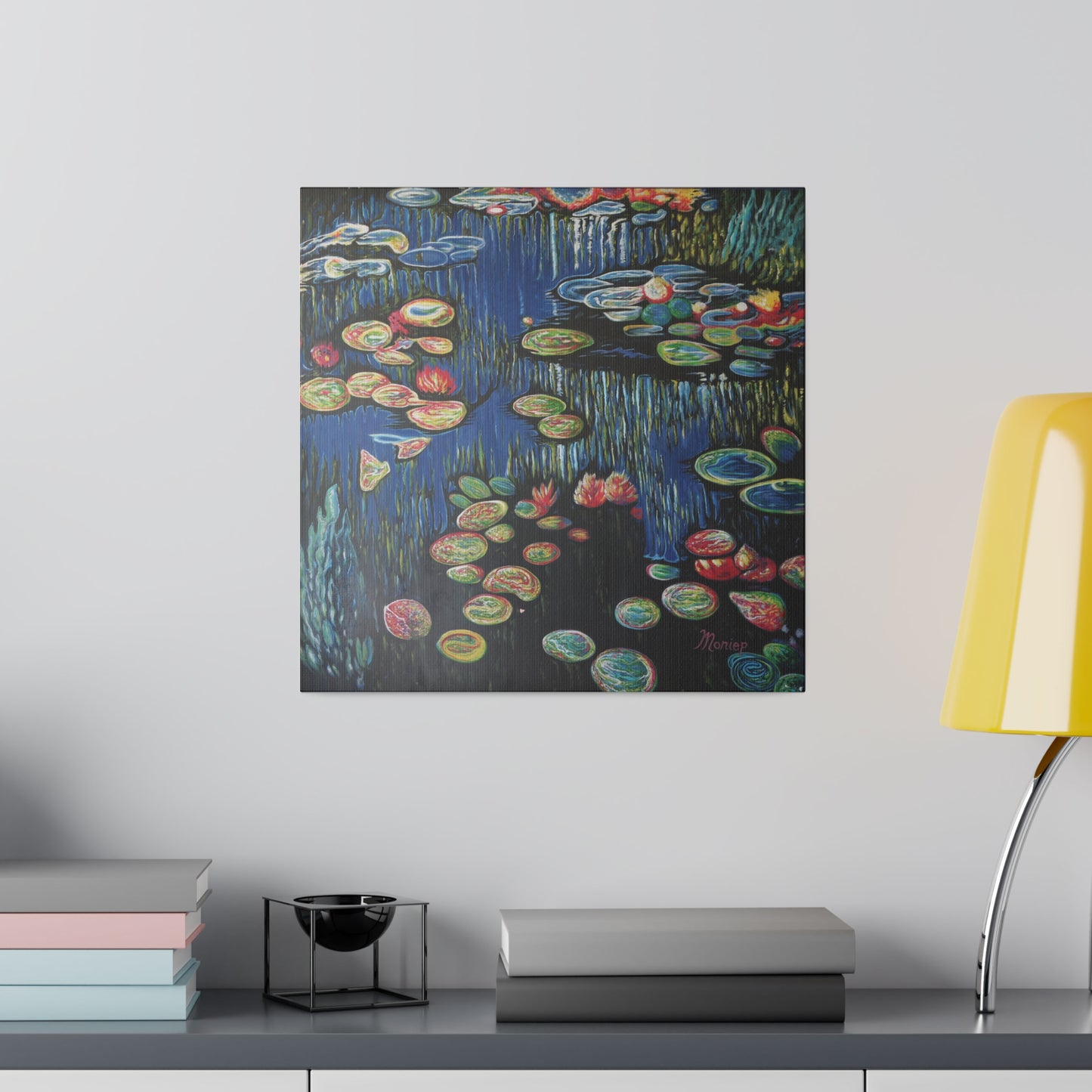 "Lillies" Matte Canvas, Stretched, 0.75"