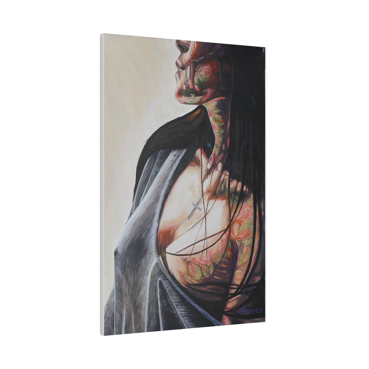 The Chameleon Matte Canvas, Stretched, 0.75"