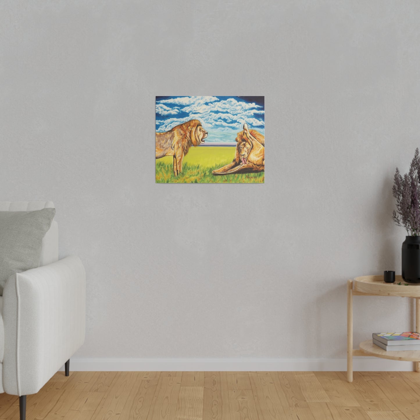 "Just Ate a Lawyer" Matte Canvas, Stretched, 0.75"