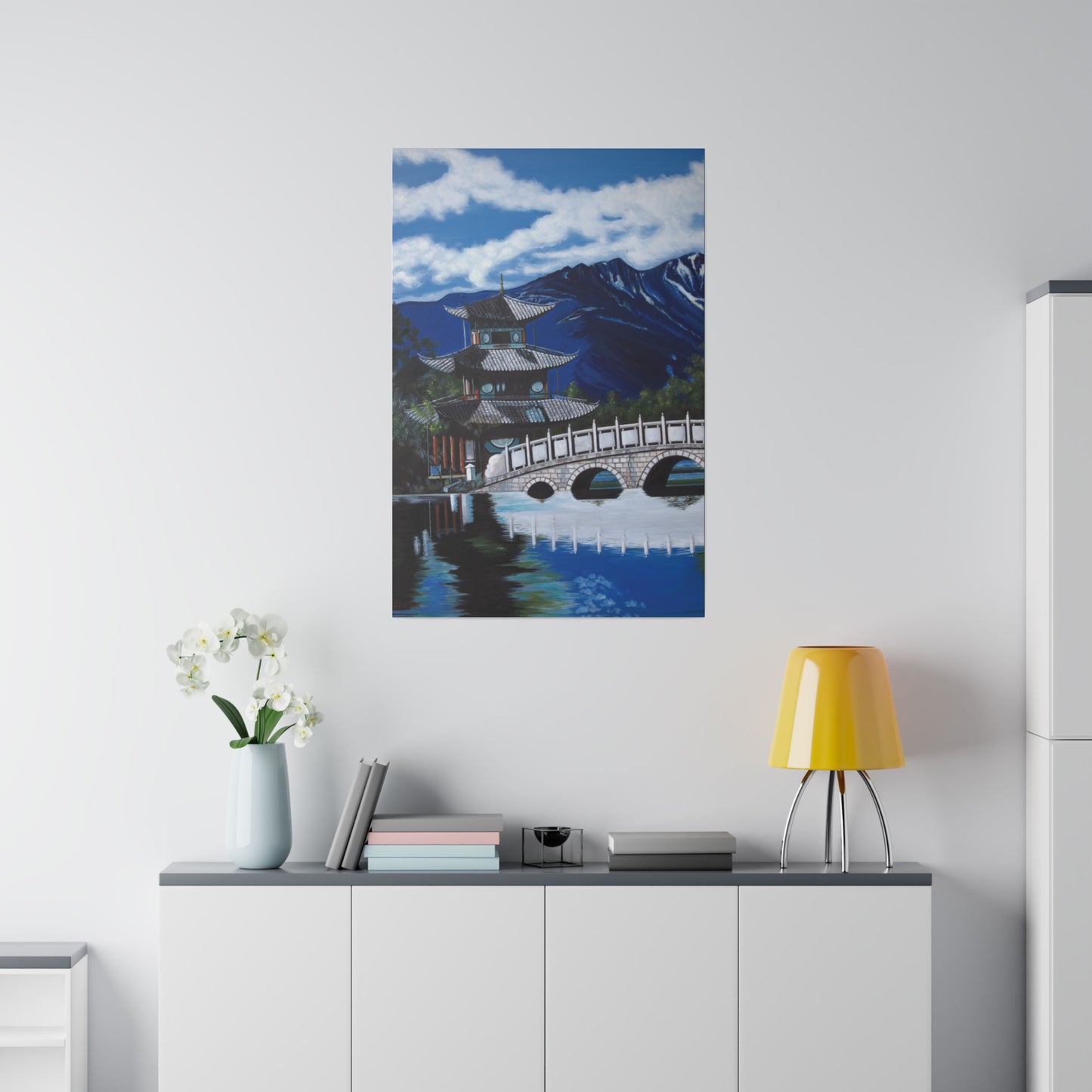 "The Temple" Matte Canvas, Stretched, 0.75"