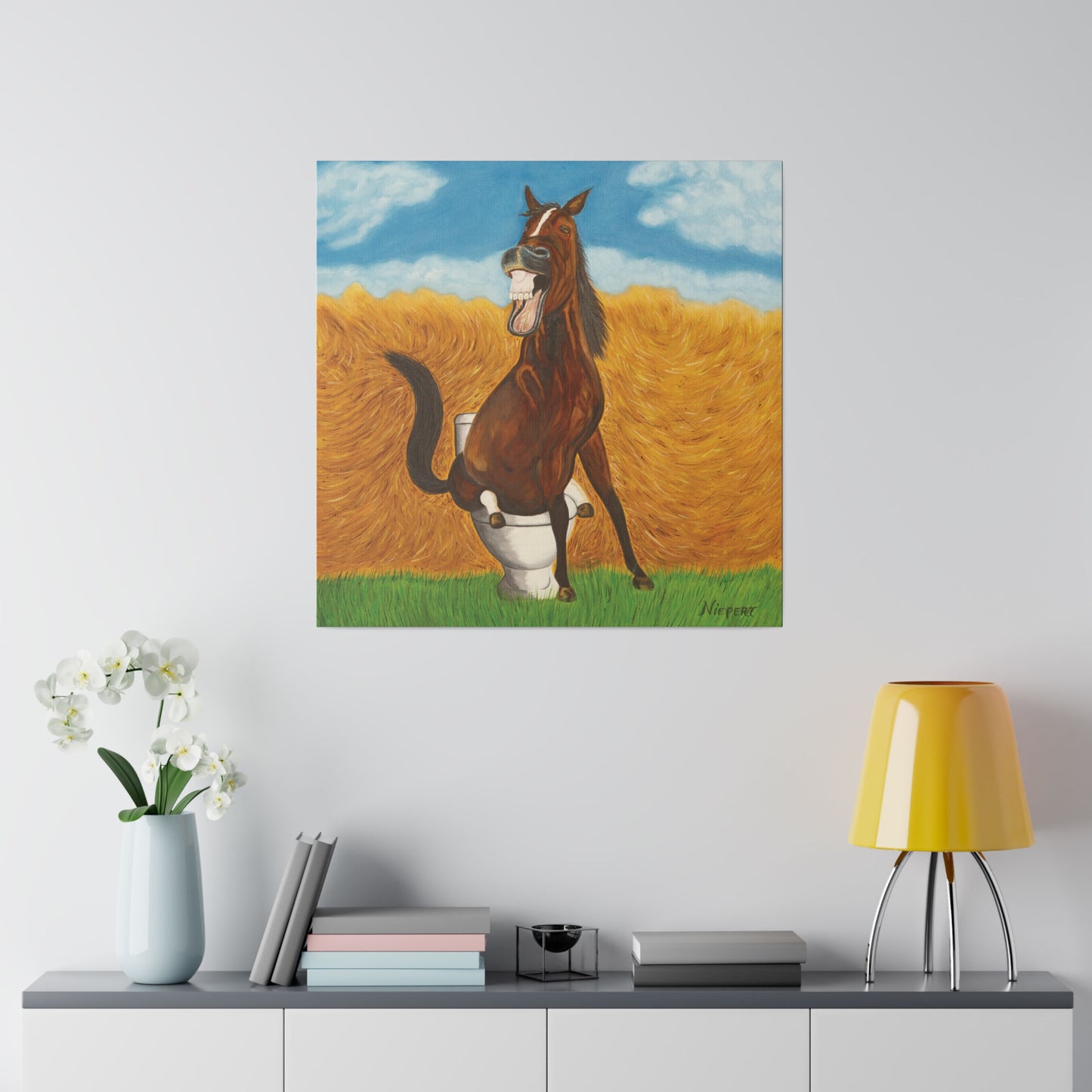 "Original Horseshit" Matte Canvas, Stretched, 0.75"