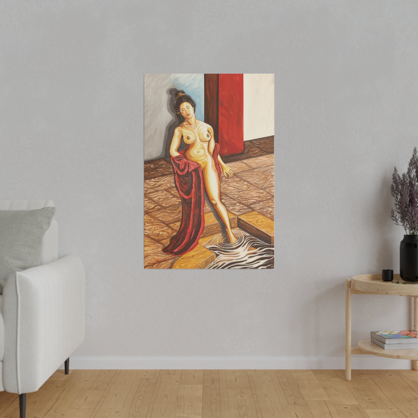 "Ancient Beauty" Matte Canvas, Stretched, 0.75"