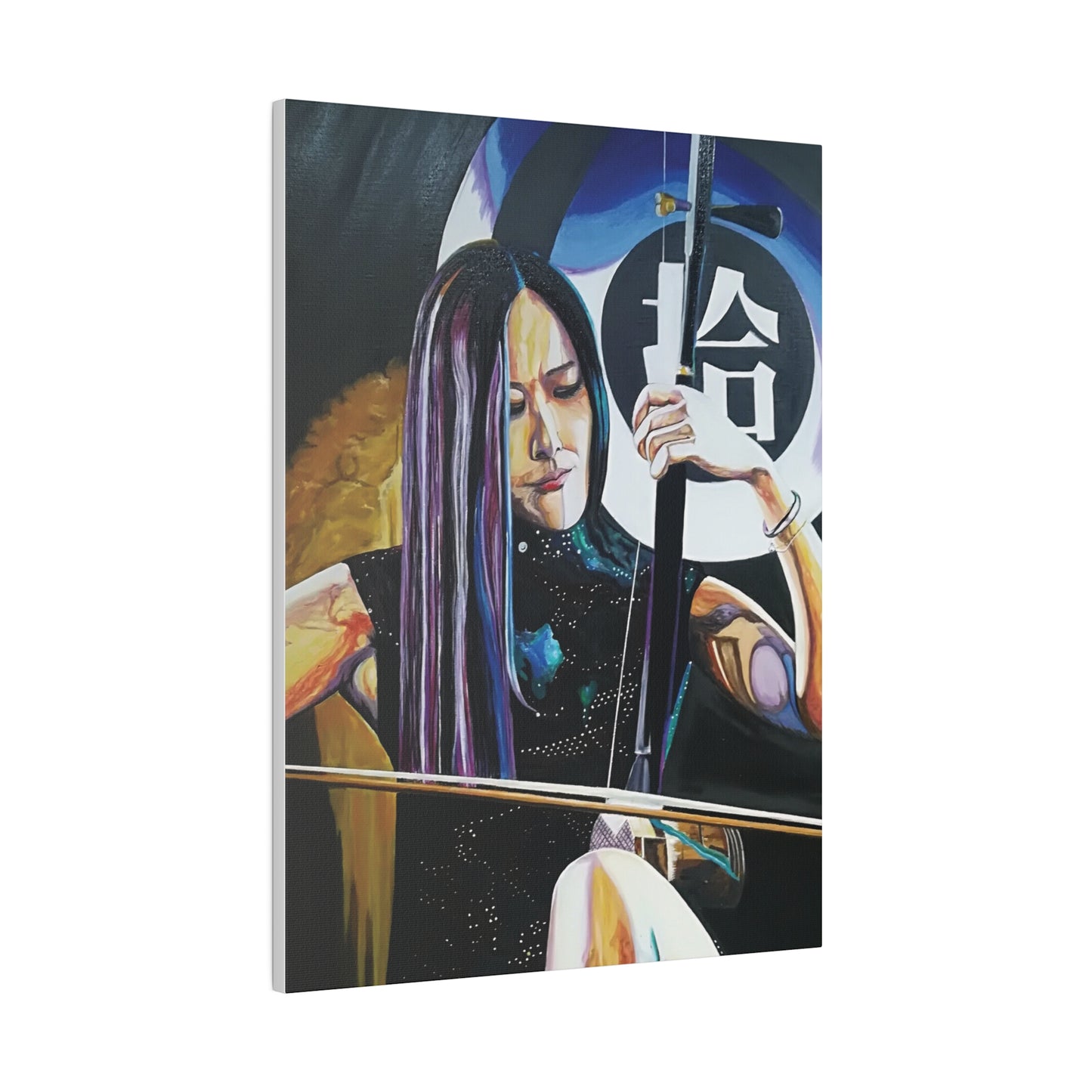"The Erhu" Matte Canvas, Stretched, 0.75"