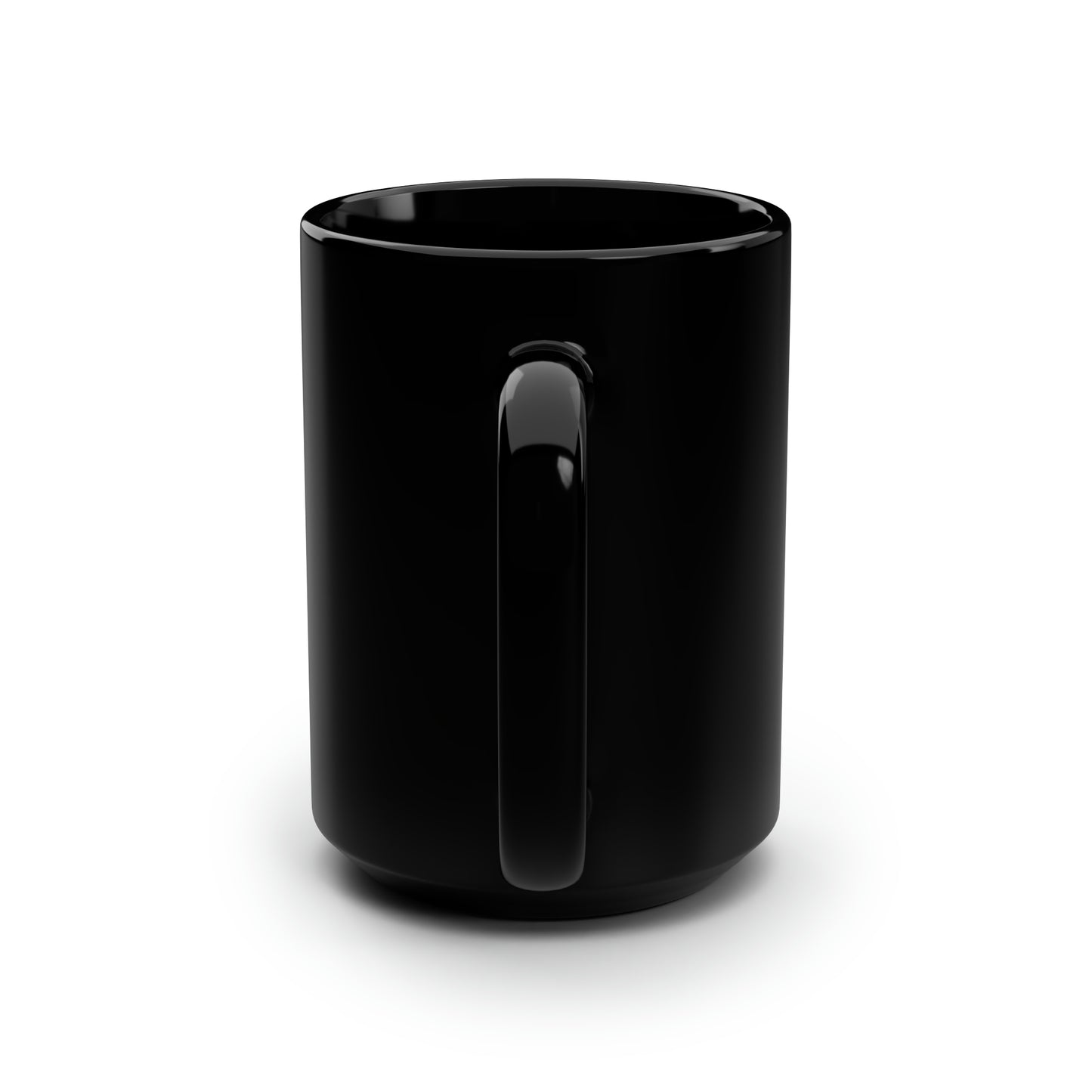 "Leshan Buddha" Black Mug, 15oz
