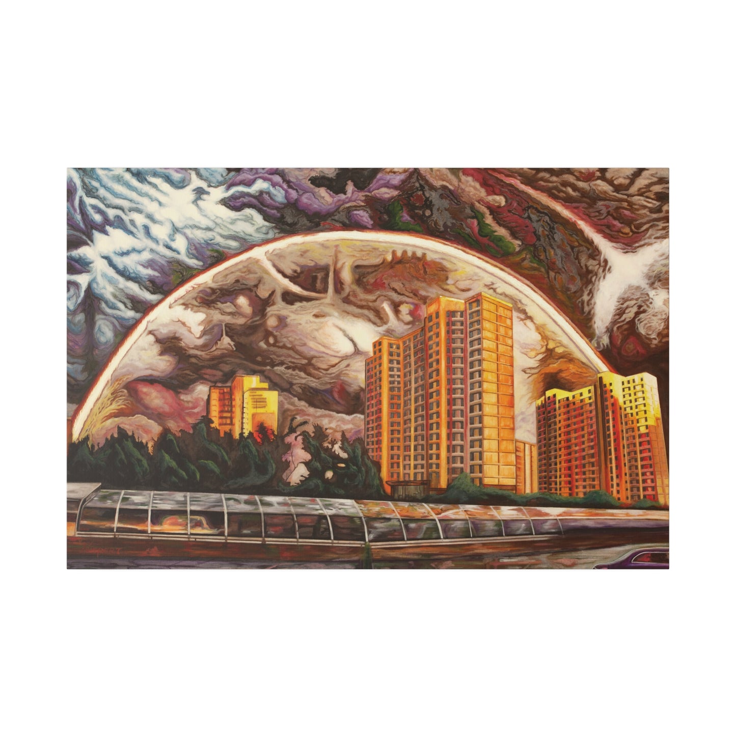 "Double Rainbows" Matte Canvas, Stretched, 0.75"