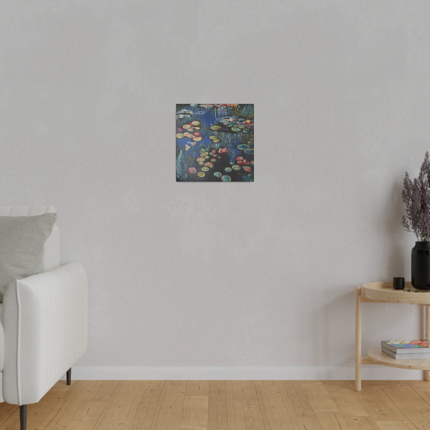 "Lillies" Matte Canvas, Stretched, 0.75"