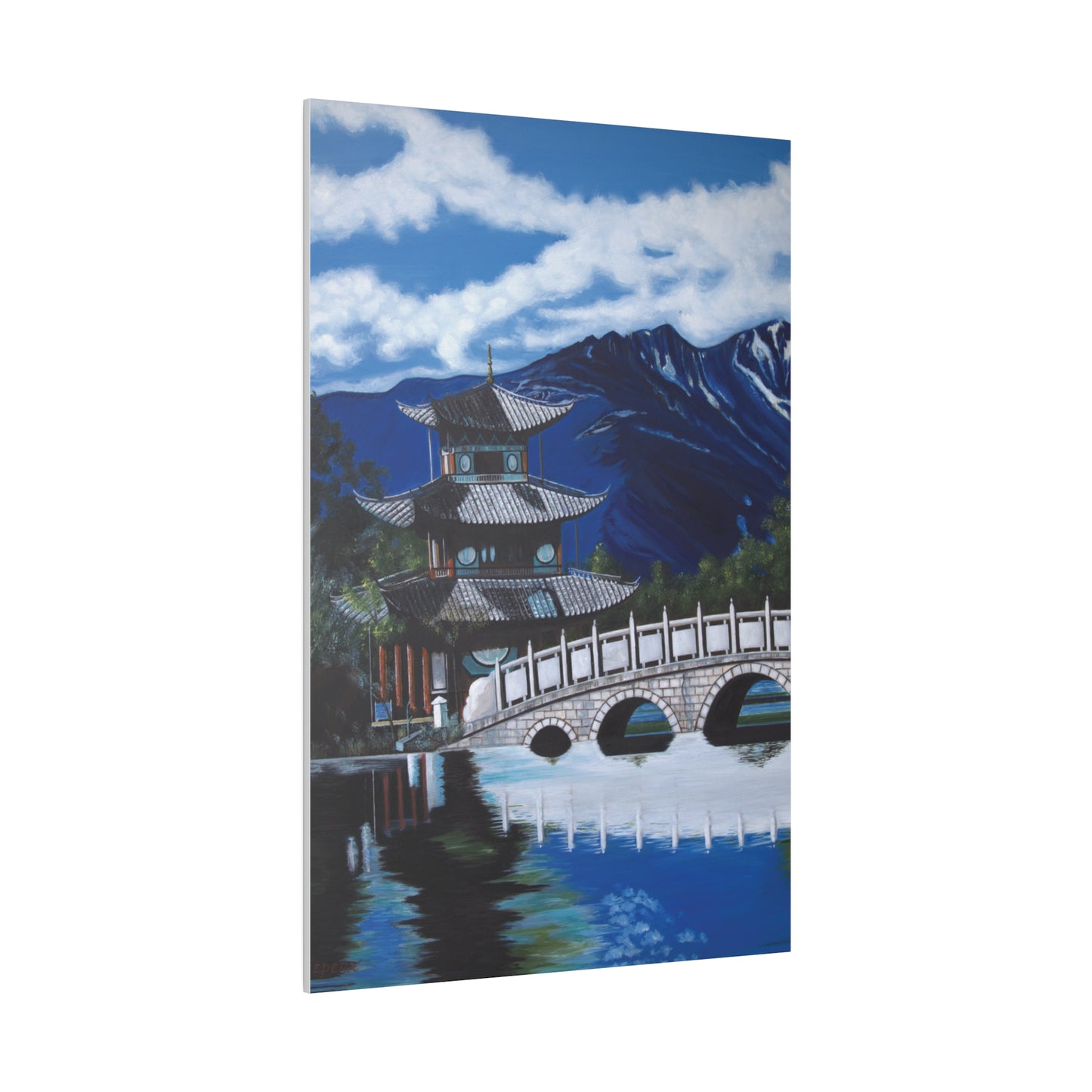 "The Temple" Matte Canvas, Stretched, 0.75"