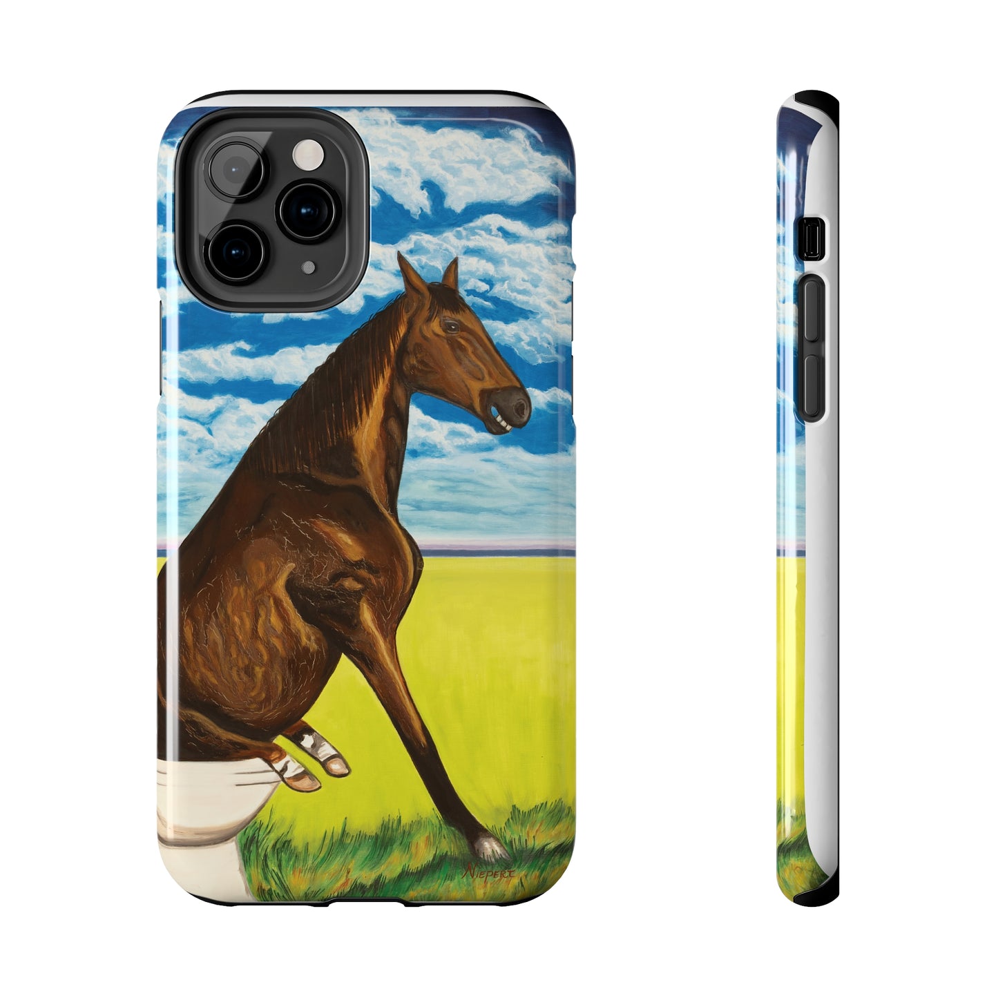 "Horseshit 2" iPhone Tough Phone Cases