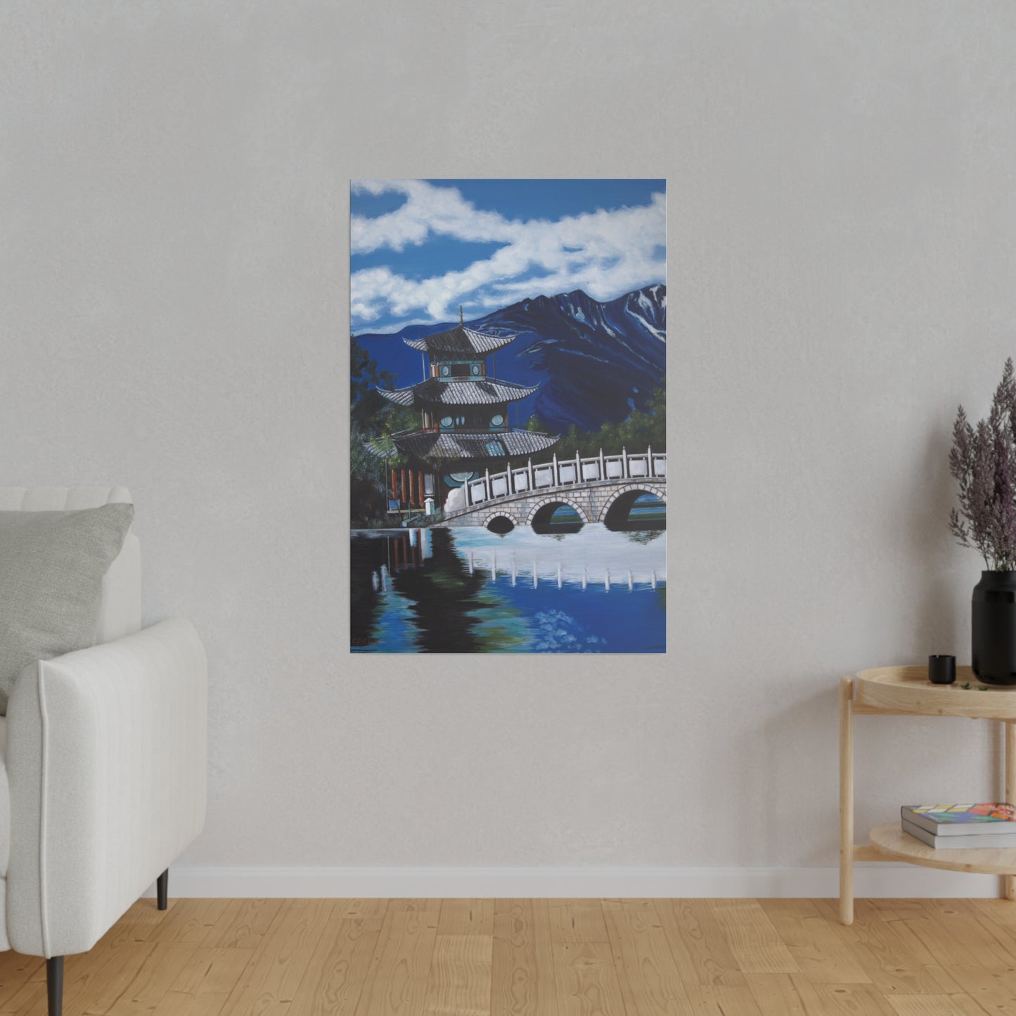 "The Temple" Matte Canvas, Stretched, 0.75"