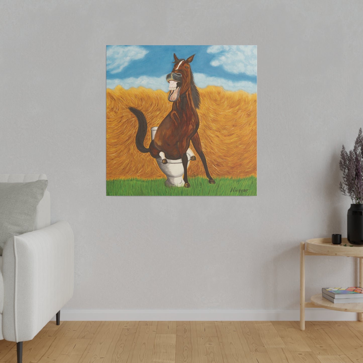 "Original Horseshit" Matte Canvas, Stretched, 0.75"