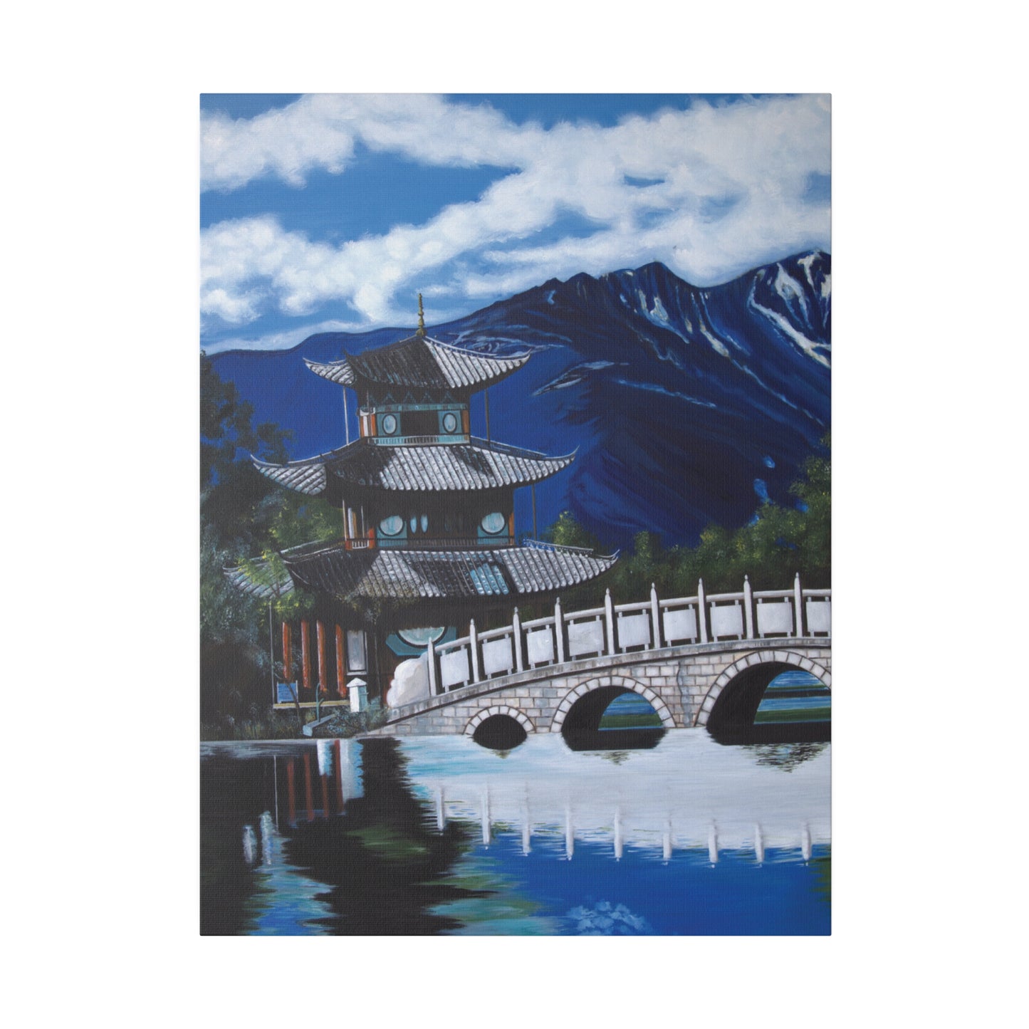 "The Temple" Matte Canvas, Stretched, 0.75"