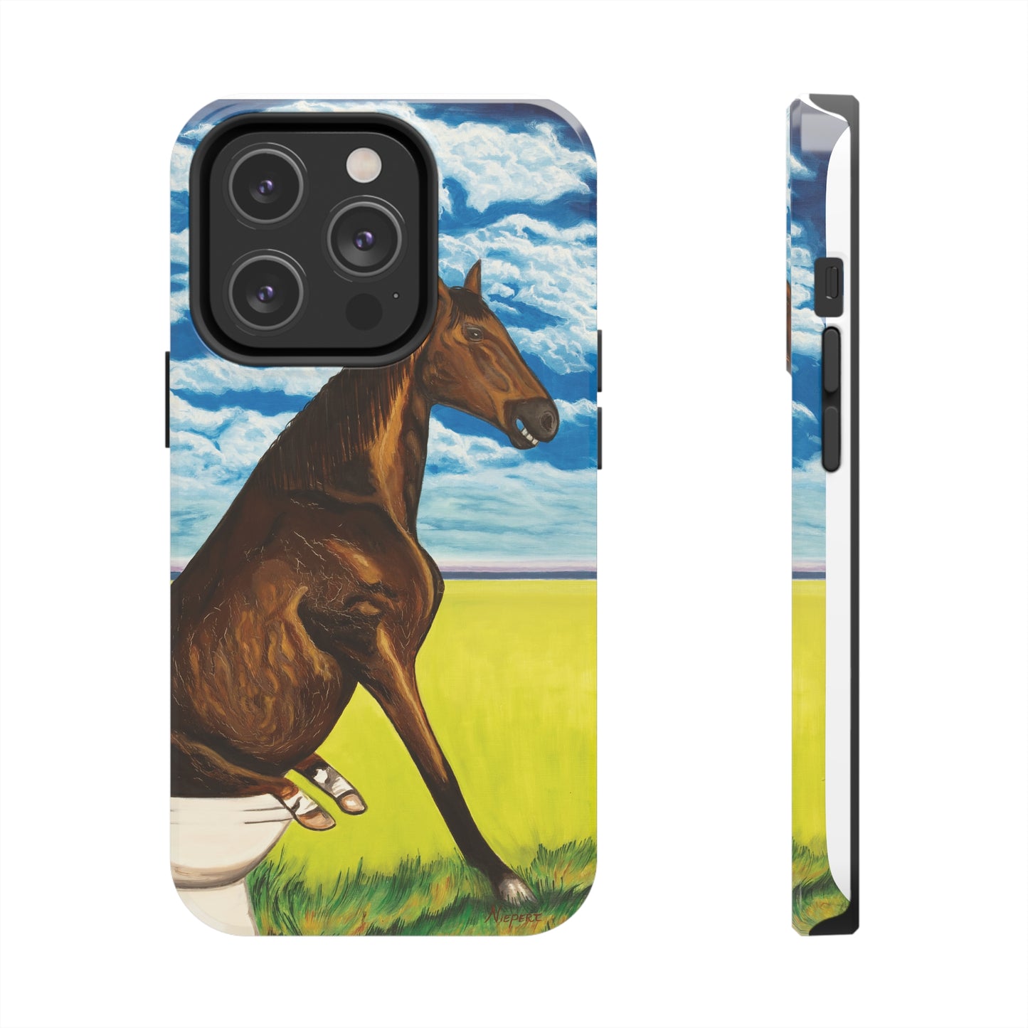 "Horseshit 2" iPhone Tough Phone Cases
