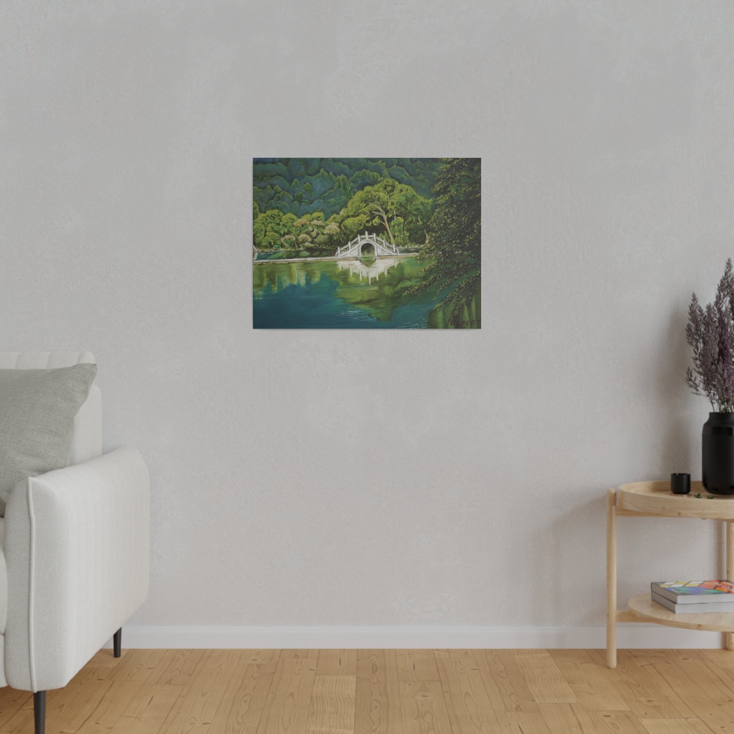 "Small Stone Bridge" Matte Canvas, Stretched, 0.75"