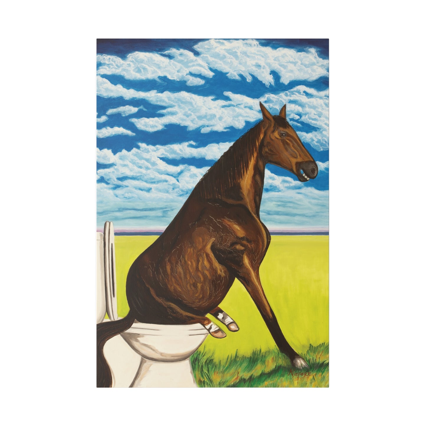 "Horseshit 2" Matte Canvas, Stretched, 0.75"