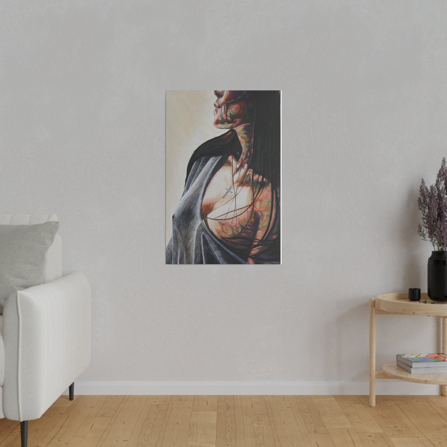 The Chameleon Matte Canvas, Stretched, 0.75"