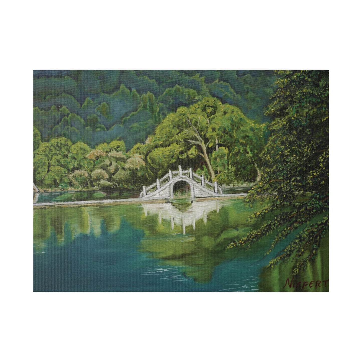 "Small Stone Bridge" Matte Canvas, Stretched, 0.75"