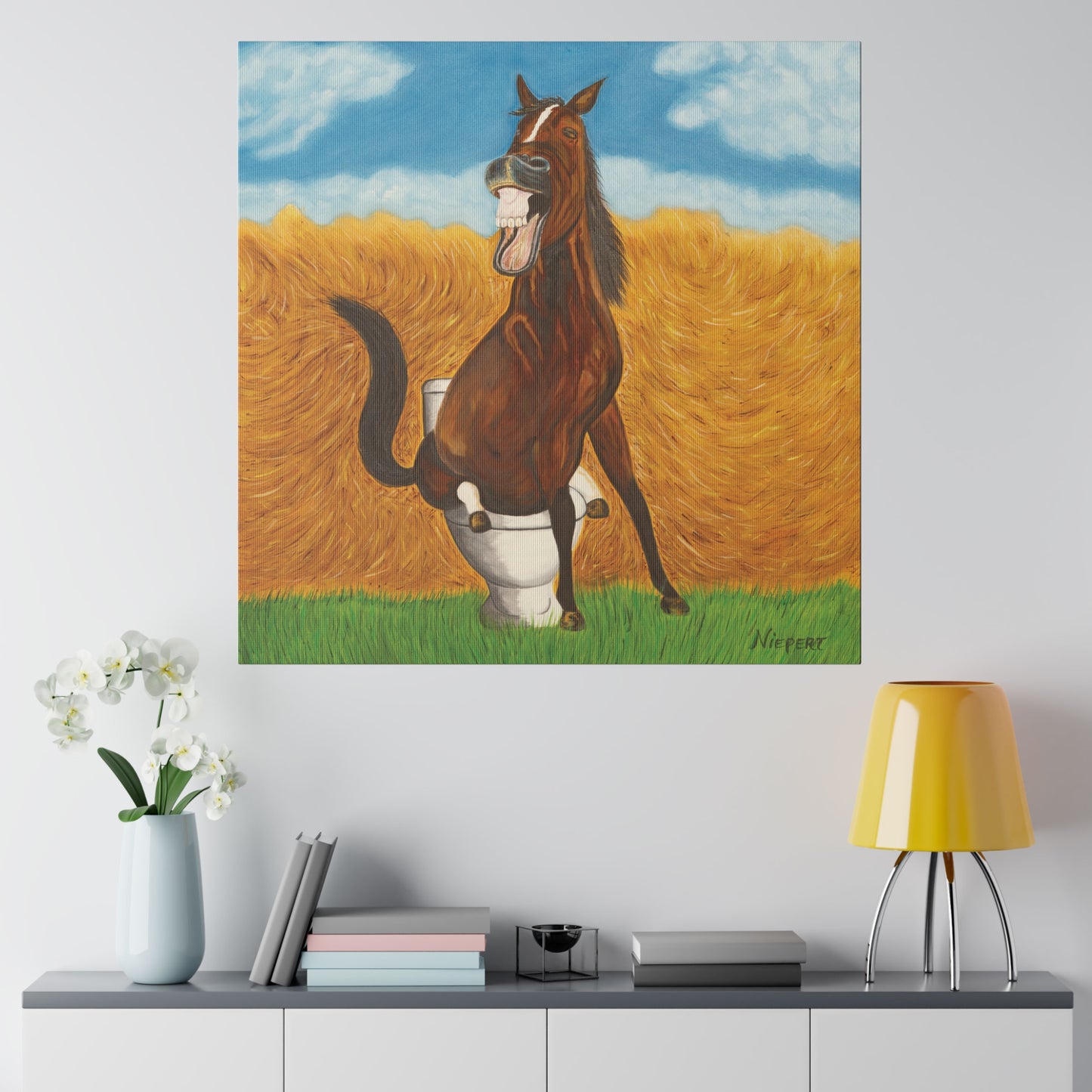 "Original Horseshit" Matte Canvas, Stretched, 0.75"