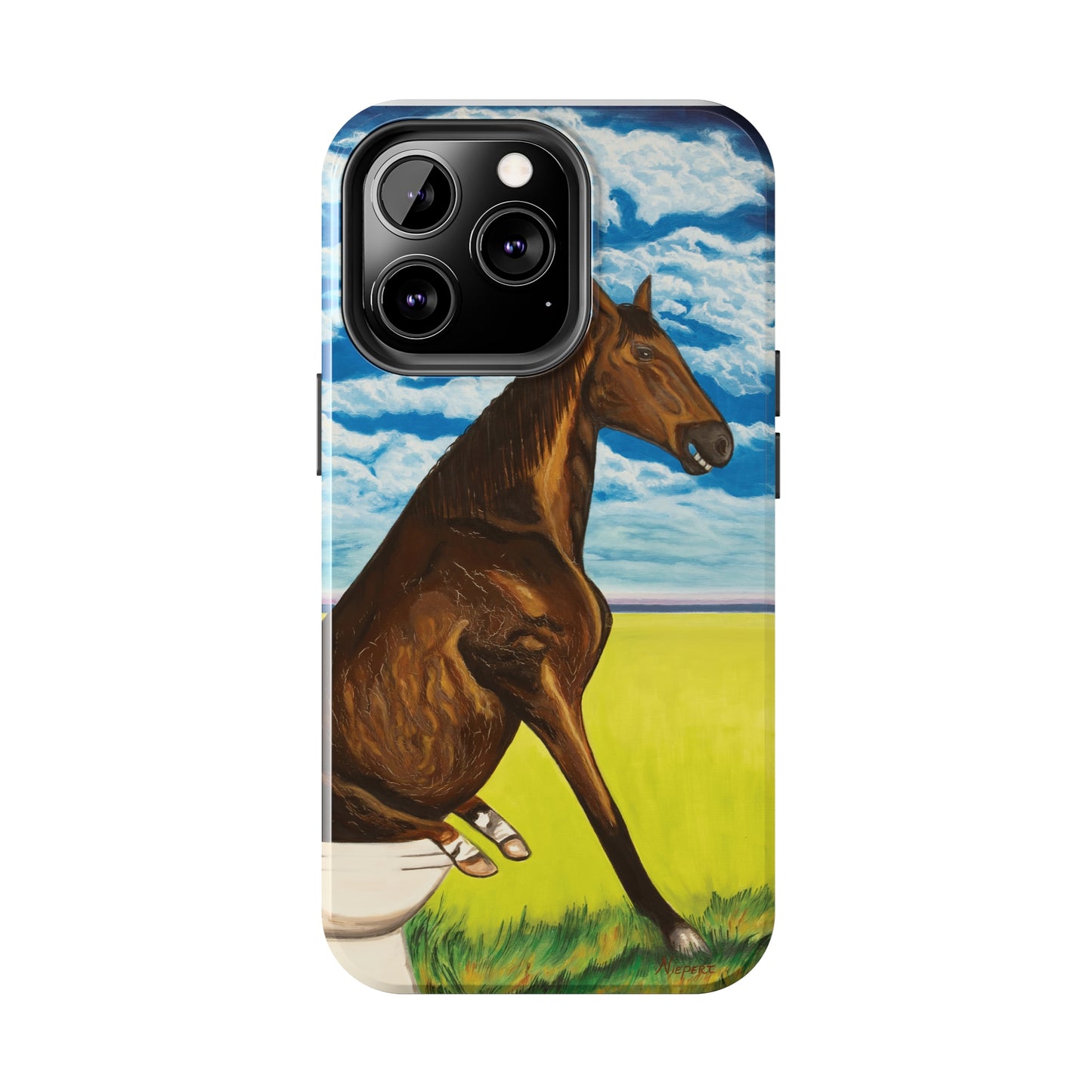 "Horseshit 2" iPhone Tough Phone Cases