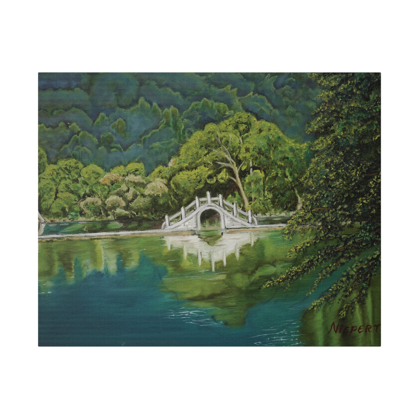"Small Stone Bridge" Matte Canvas, Stretched, 0.75"