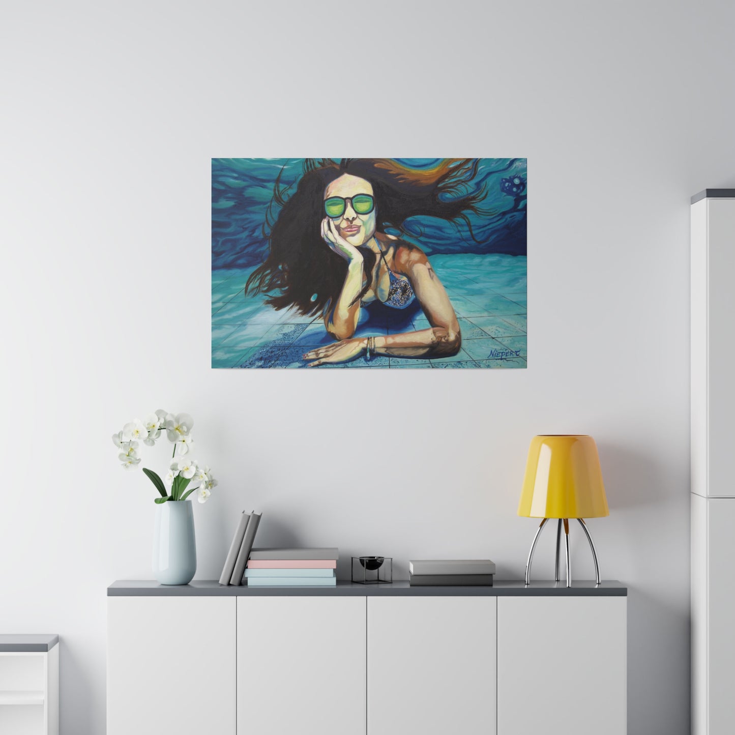"Submerged" Matte Canvas, Stretched, 0.75"