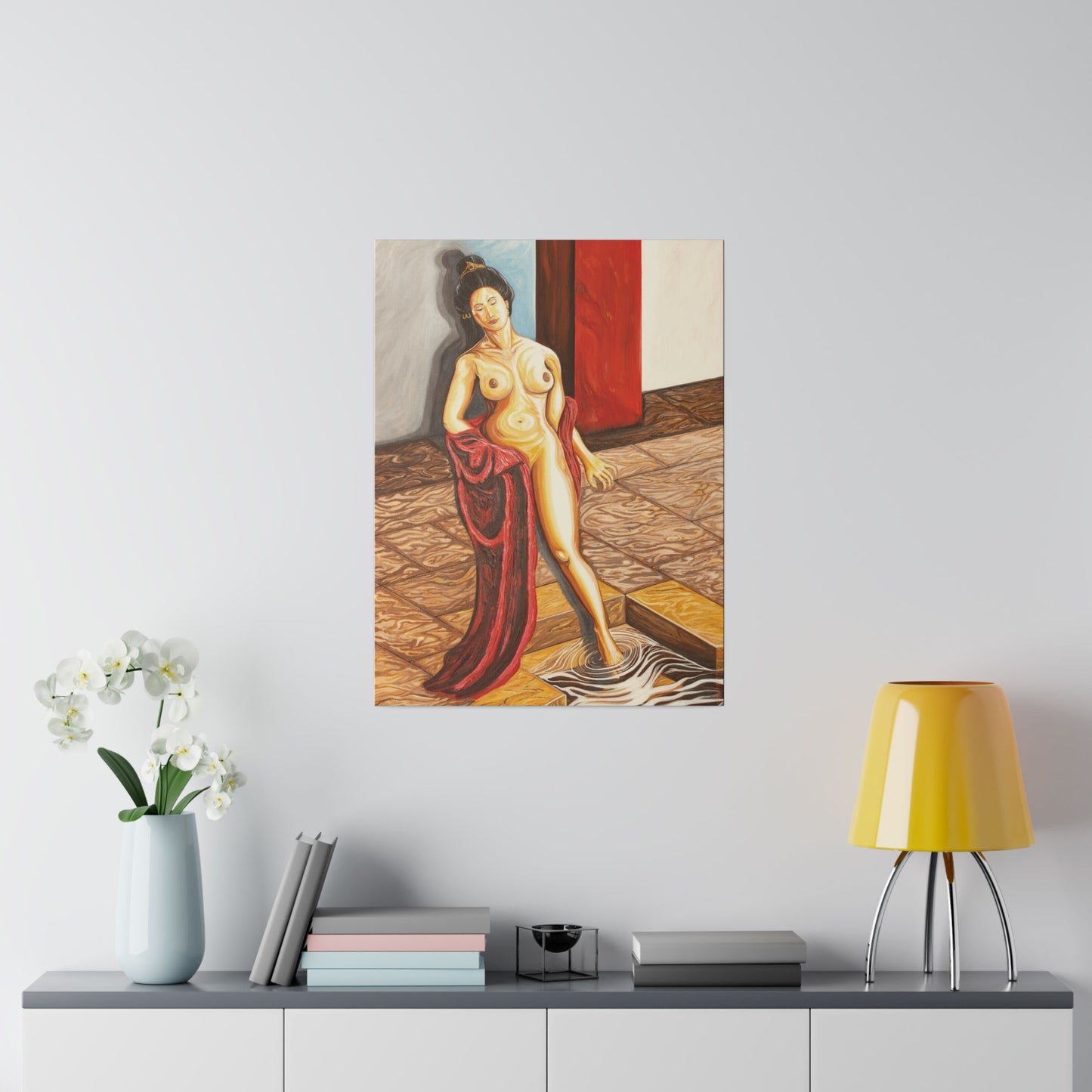 "Ancient Beauty" Matte Canvas, Stretched, 0.75"