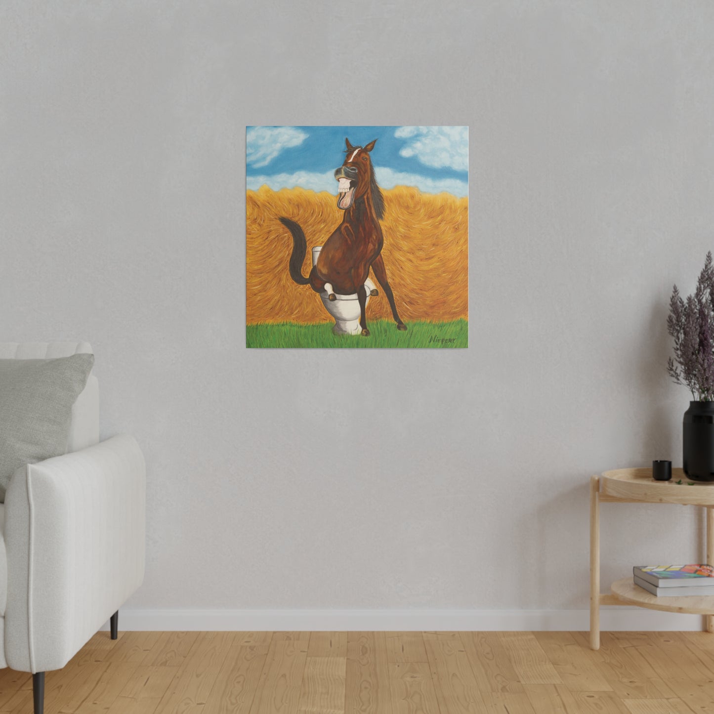 "Original Horseshit" Matte Canvas, Stretched, 0.75"
