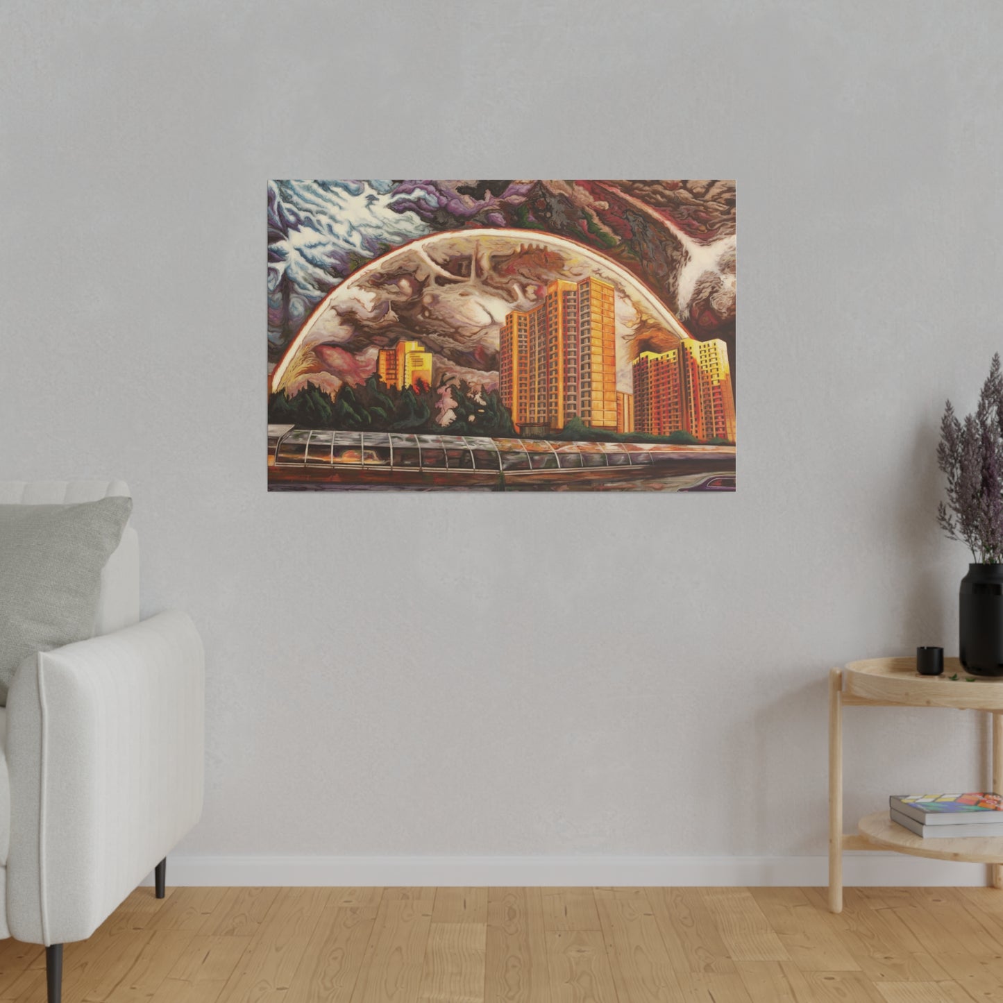 "Double Rainbows" Matte Canvas, Stretched, 0.75"