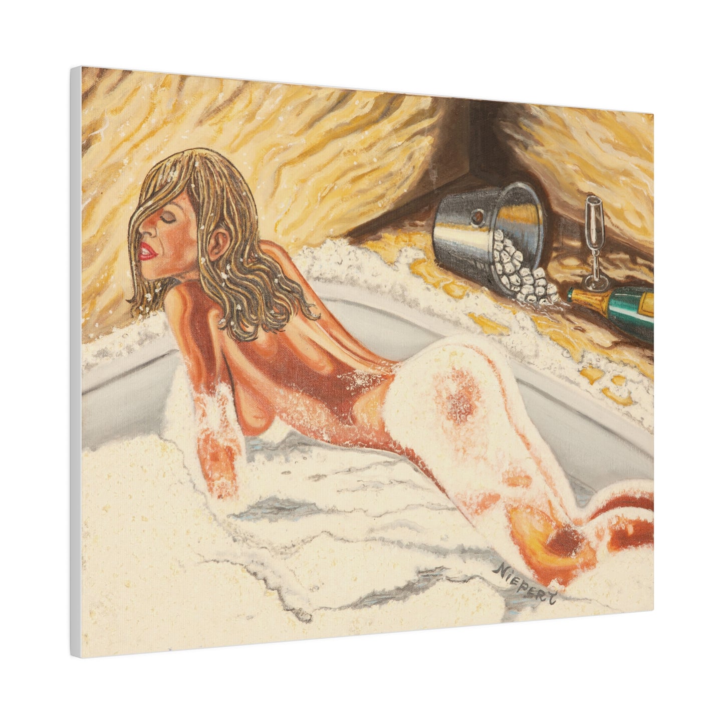 "Take a Bath" Matte Canvas, Stretched, 0.75"