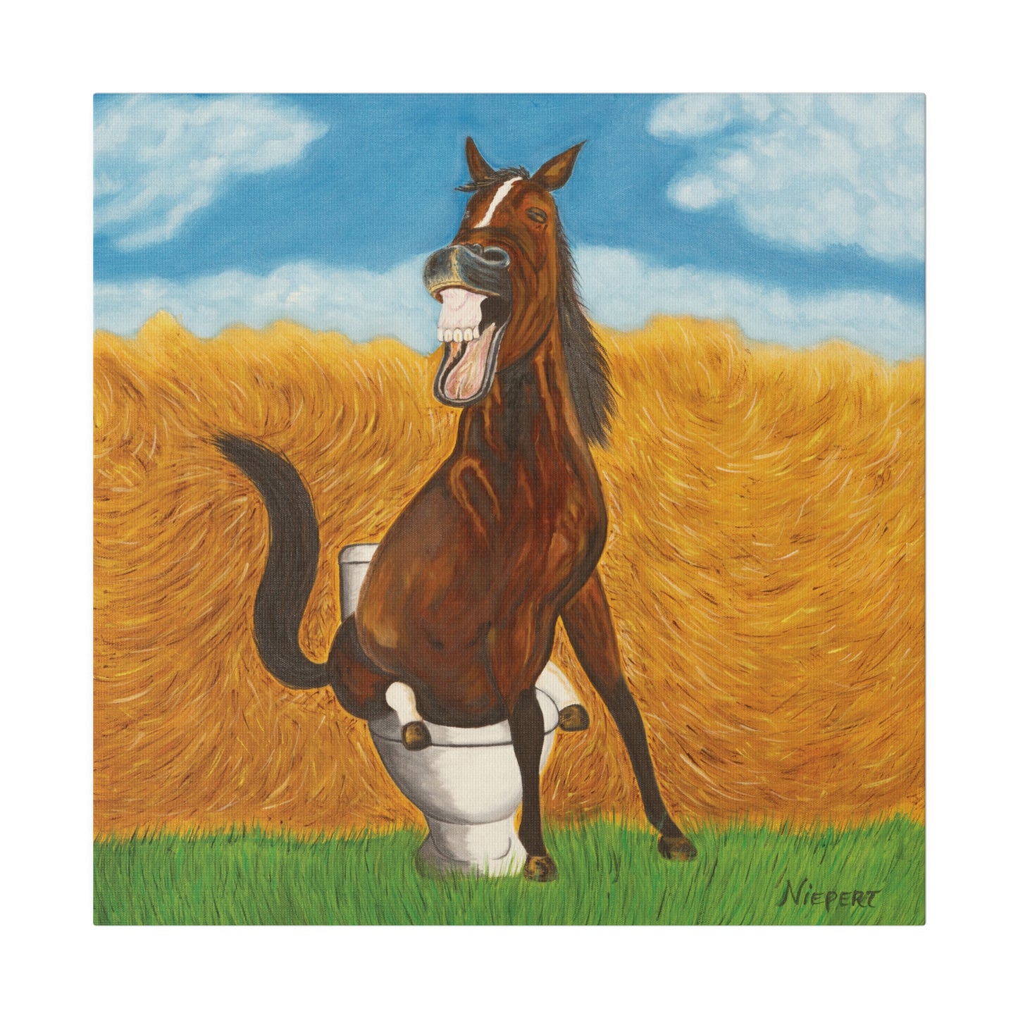 "Original Horseshit" Matte Canvas, Stretched, 0.75"