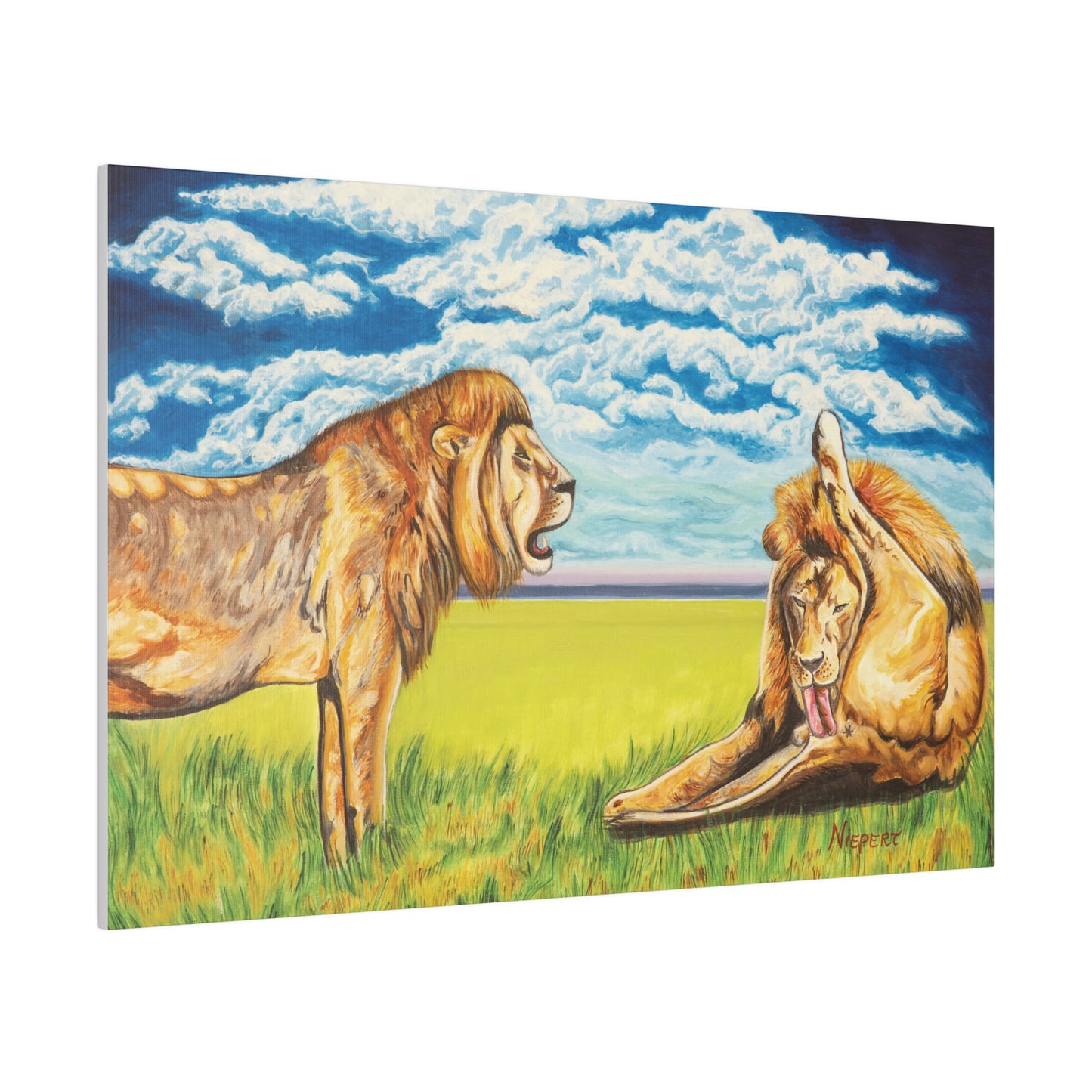 "Just Ate a Lawyer" Matte Canvas, Stretched, 0.75"
