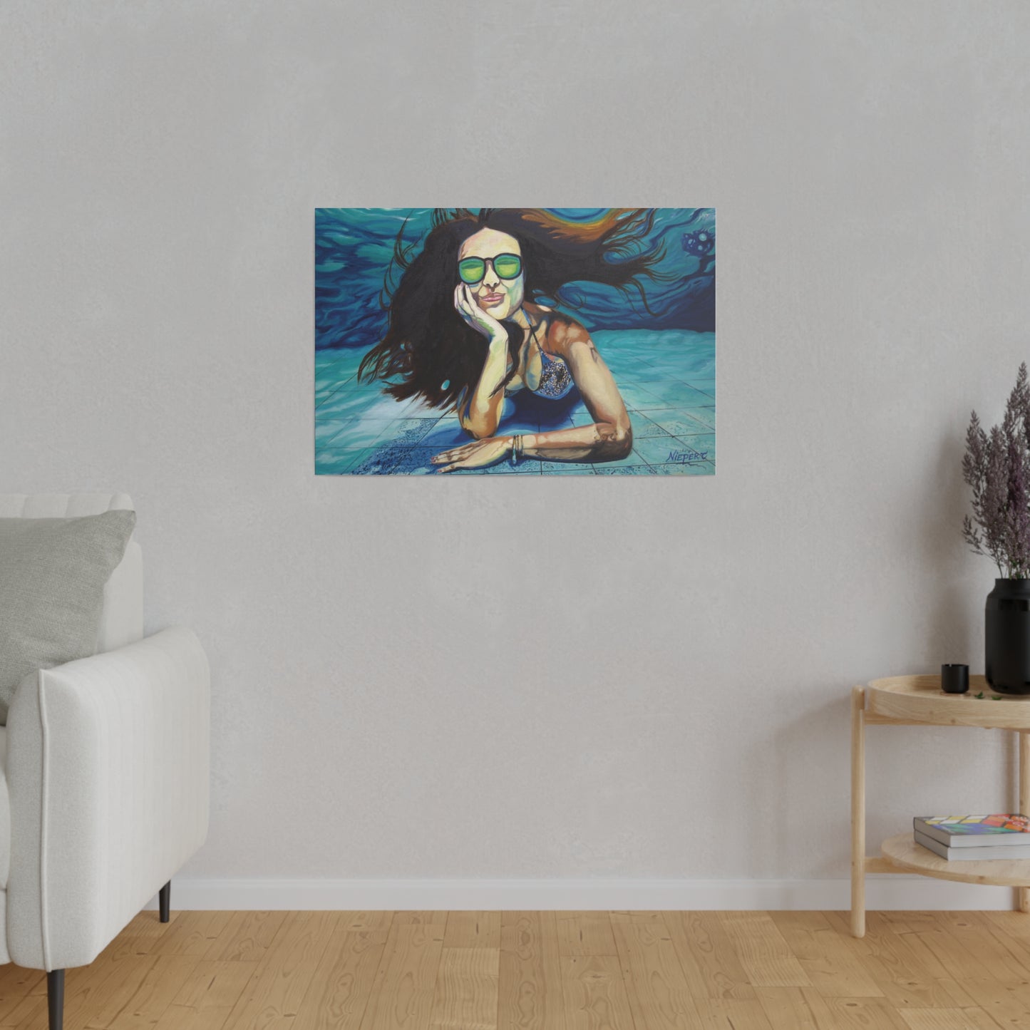 "Submerged" Matte Canvas, Stretched, 0.75"