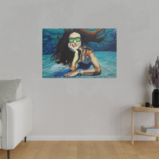 "Submerged" Matte Canvas, Stretched, 0.75"