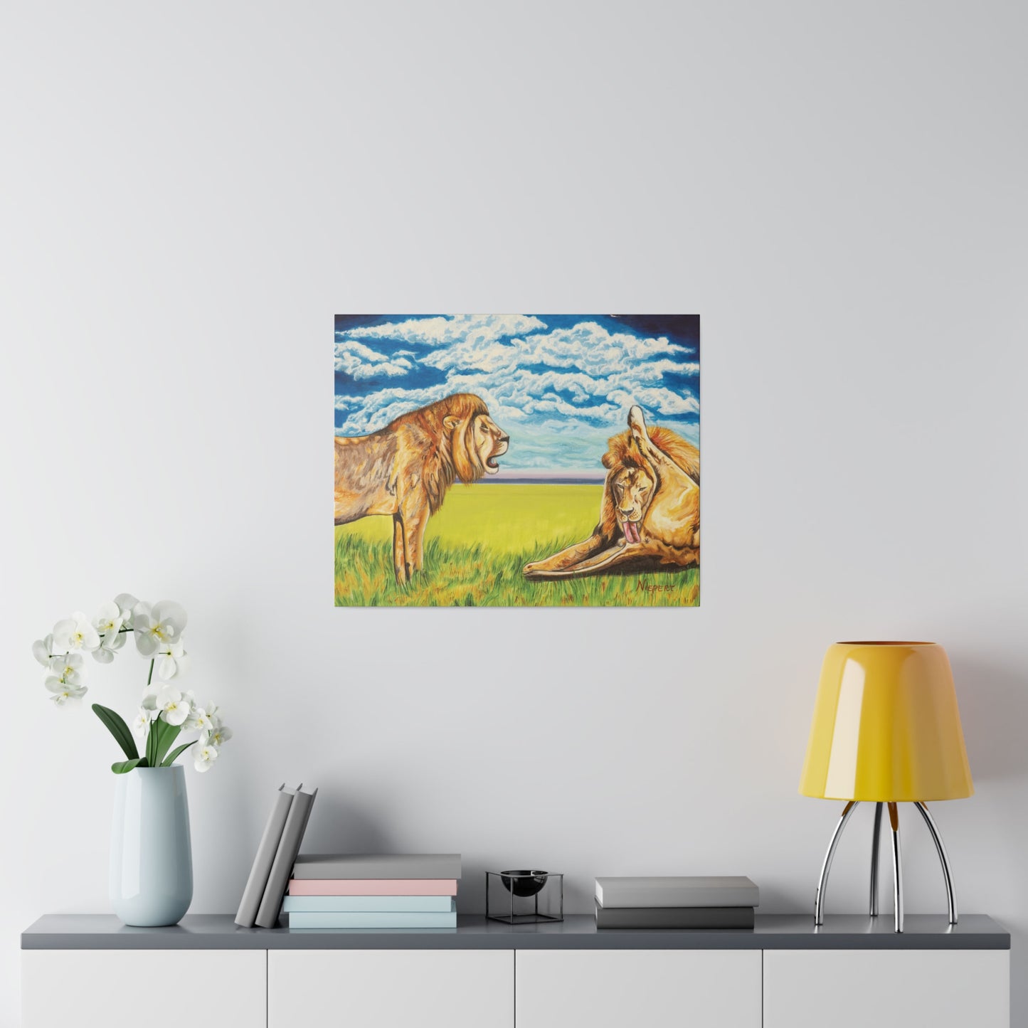 "Just Ate a Lawyer" Matte Canvas, Stretched, 0.75"