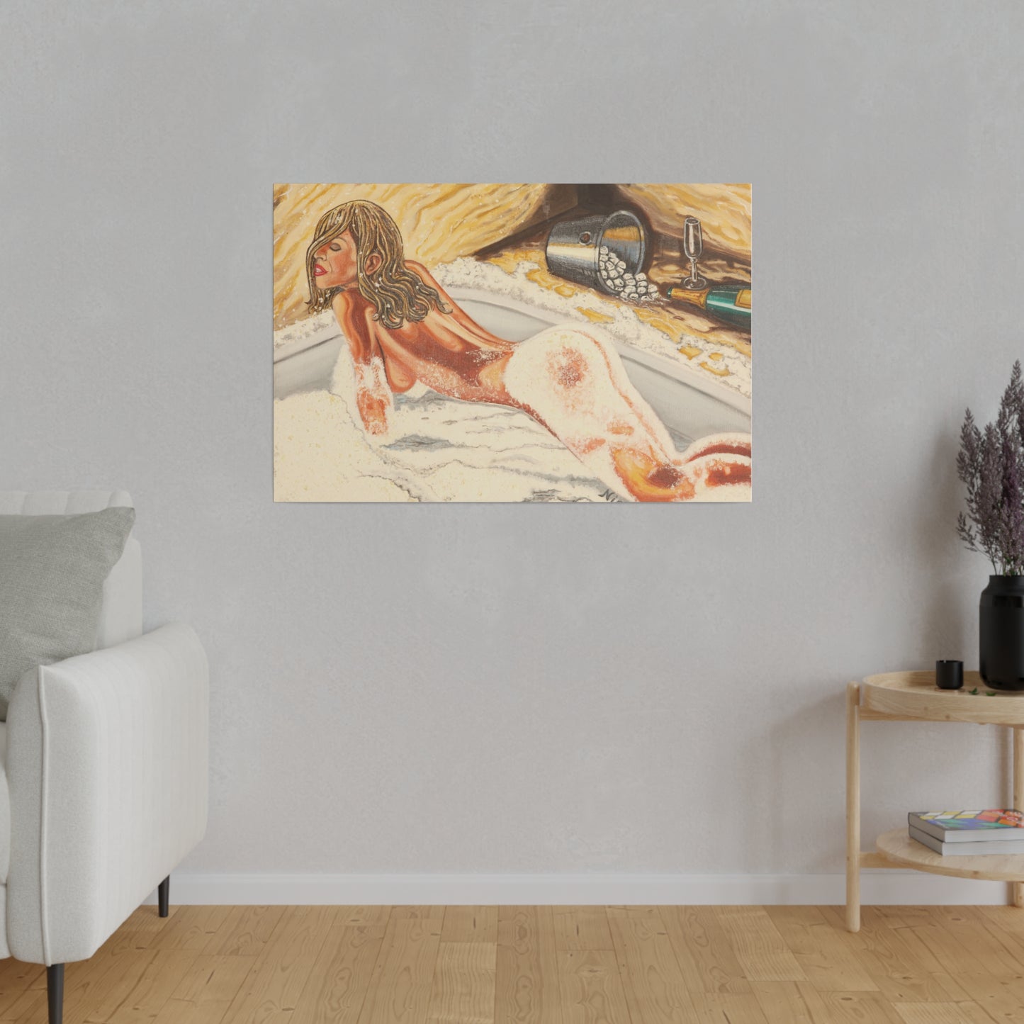 "Take a Bath" Matte Canvas, Stretched, 0.75"