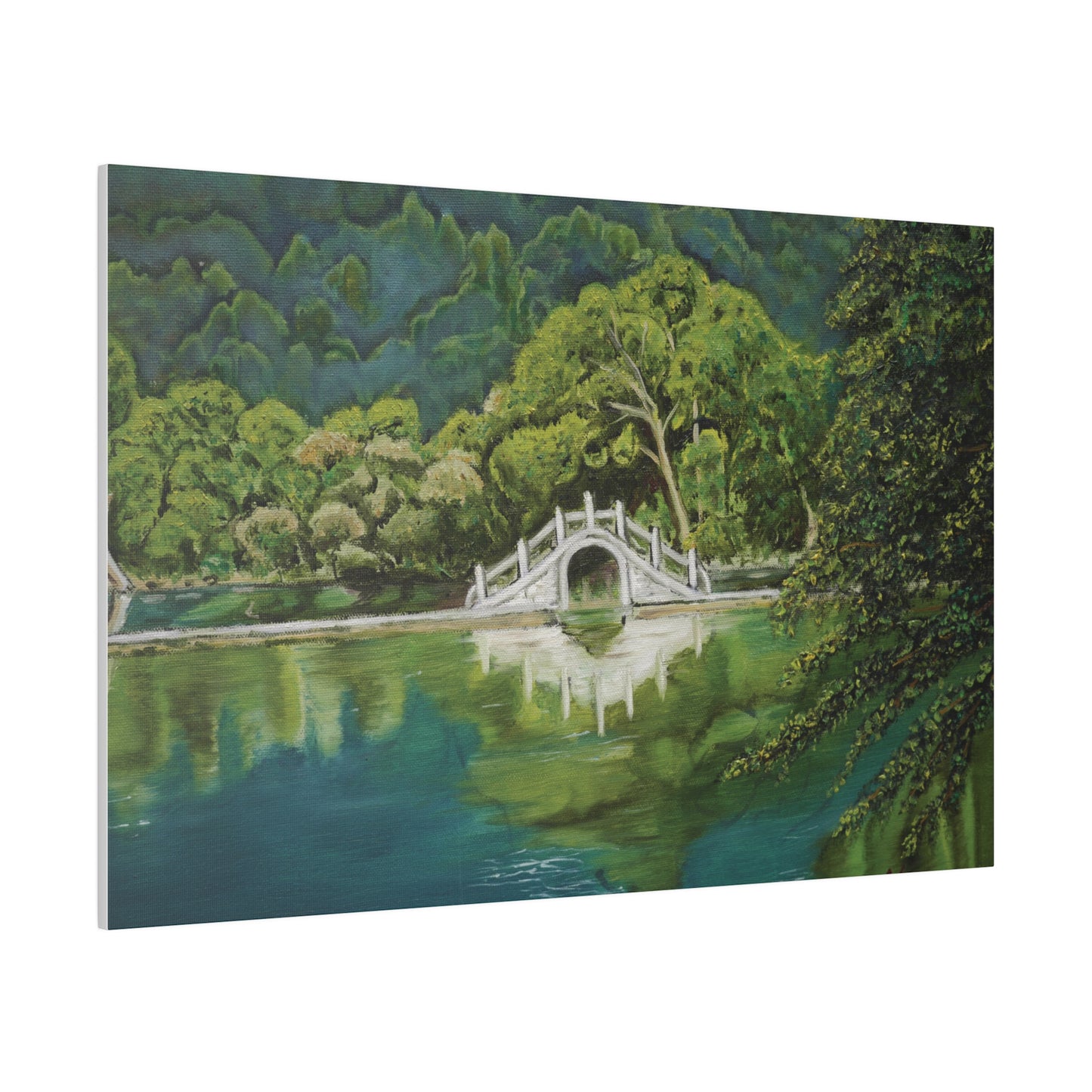 "Small Stone Bridge" Matte Canvas, Stretched, 0.75"