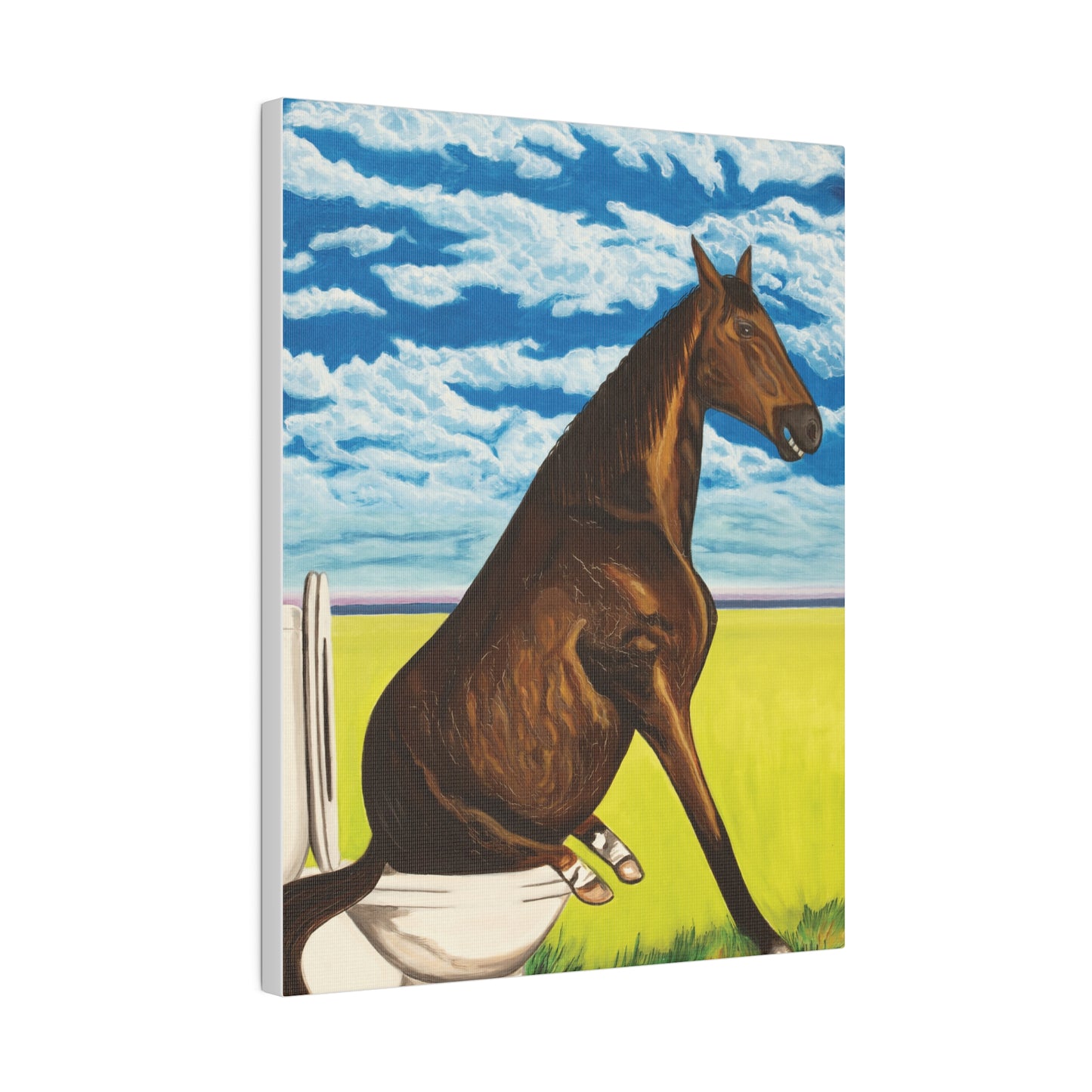 "Horseshit 2" Matte Canvas, Stretched, 0.75"
