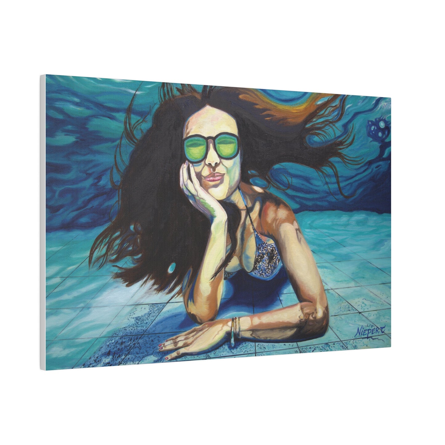 "Submerged" Matte Canvas, Stretched, 0.75"
