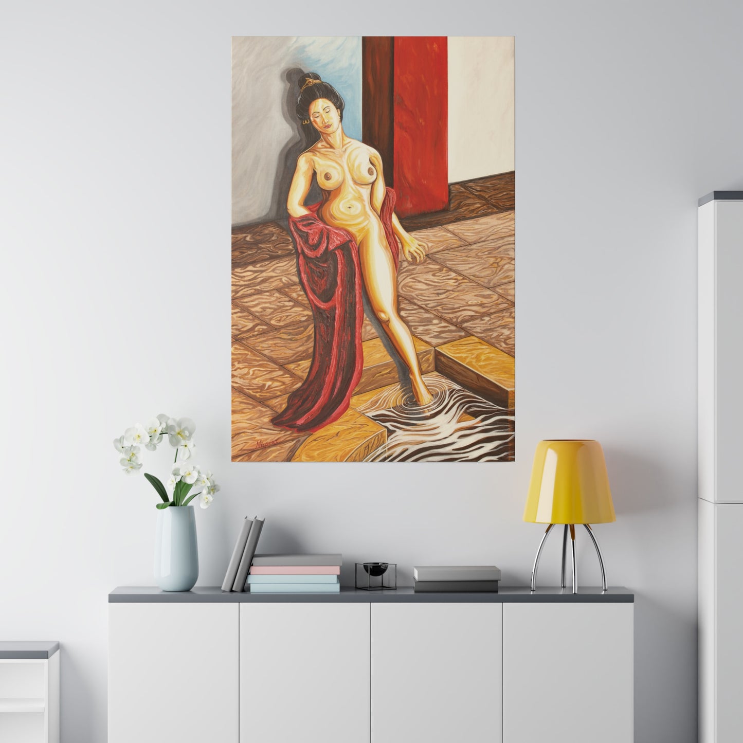 "Ancient Beauty" Matte Canvas, Stretched, 0.75"