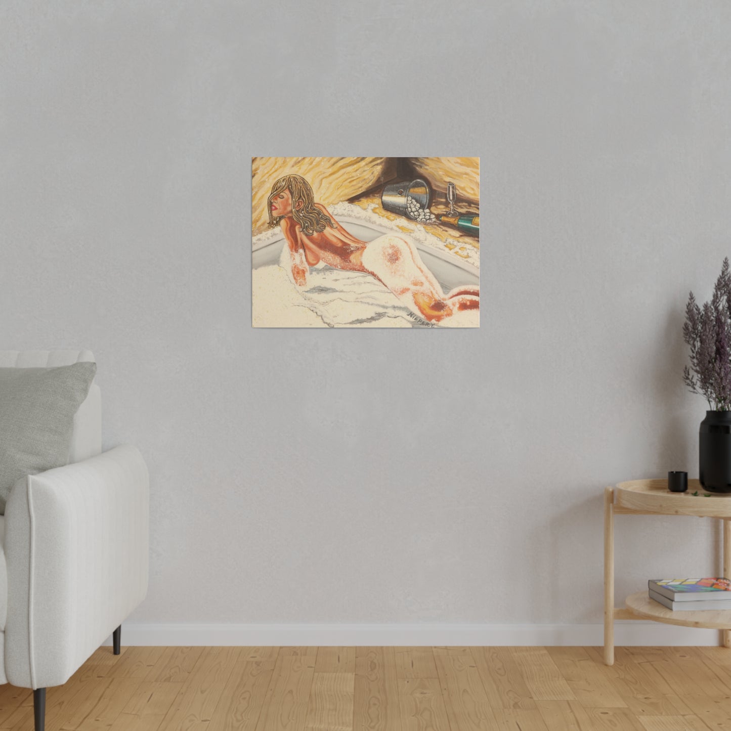 "Take a Bath" Matte Canvas, Stretched, 0.75"