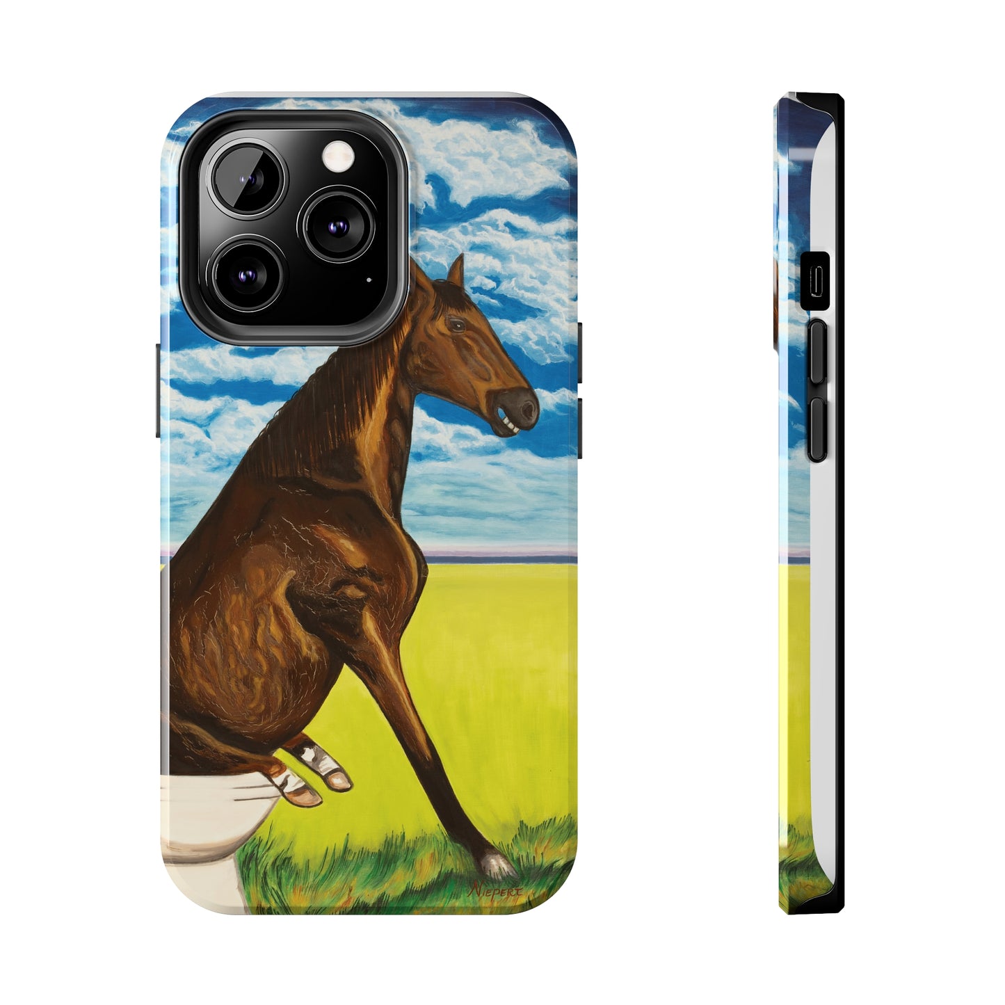 "Horseshit 2" iPhone Tough Phone Cases