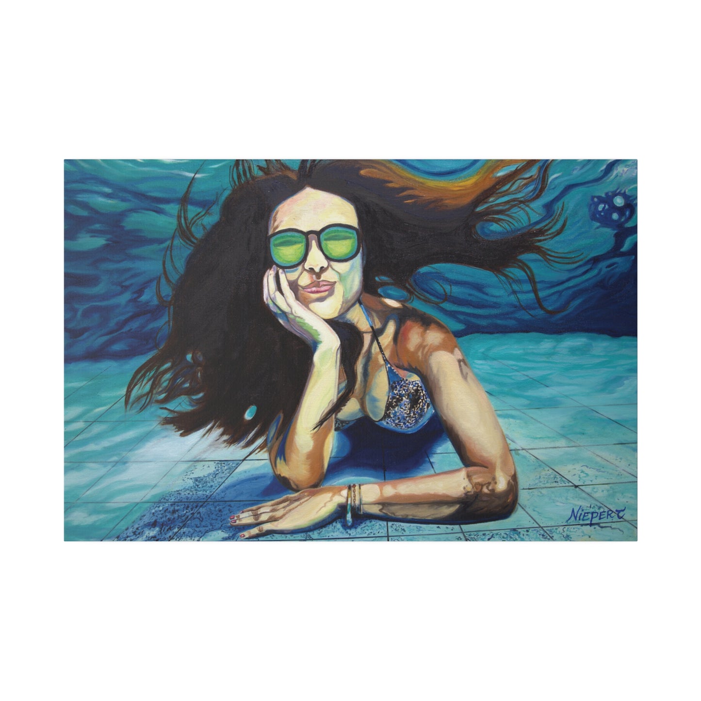 "Submerged" Matte Canvas, Stretched, 0.75"