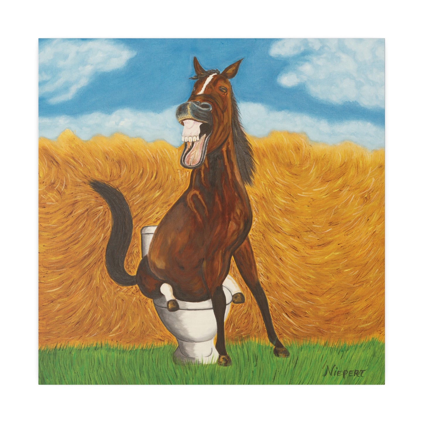 "Original Horseshit" Matte Canvas, Stretched, 0.75"