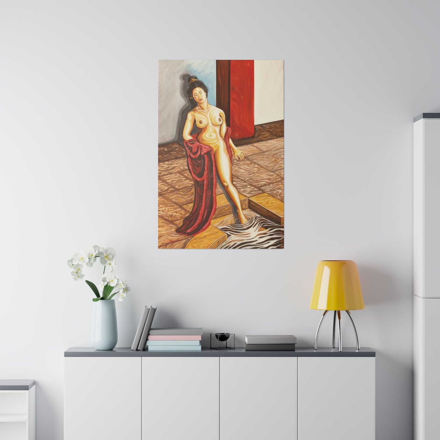 "Ancient Beauty" Matte Canvas, Stretched, 0.75"