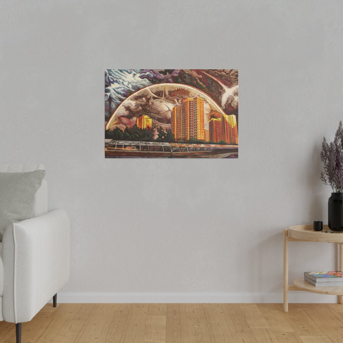 "Double Rainbows" Matte Canvas, Stretched, 0.75"