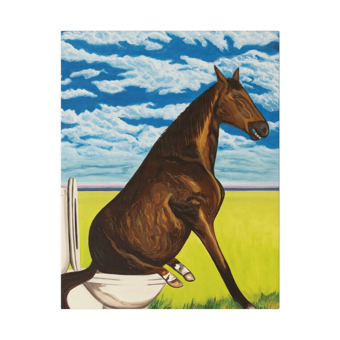 "Horseshit 2" Matte Canvas, Stretched, 0.75"