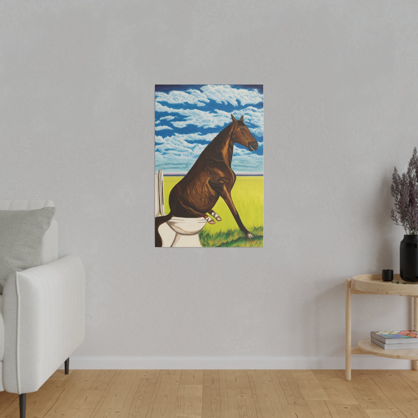 "Horseshit 2" Matte Canvas, Stretched, 0.75"