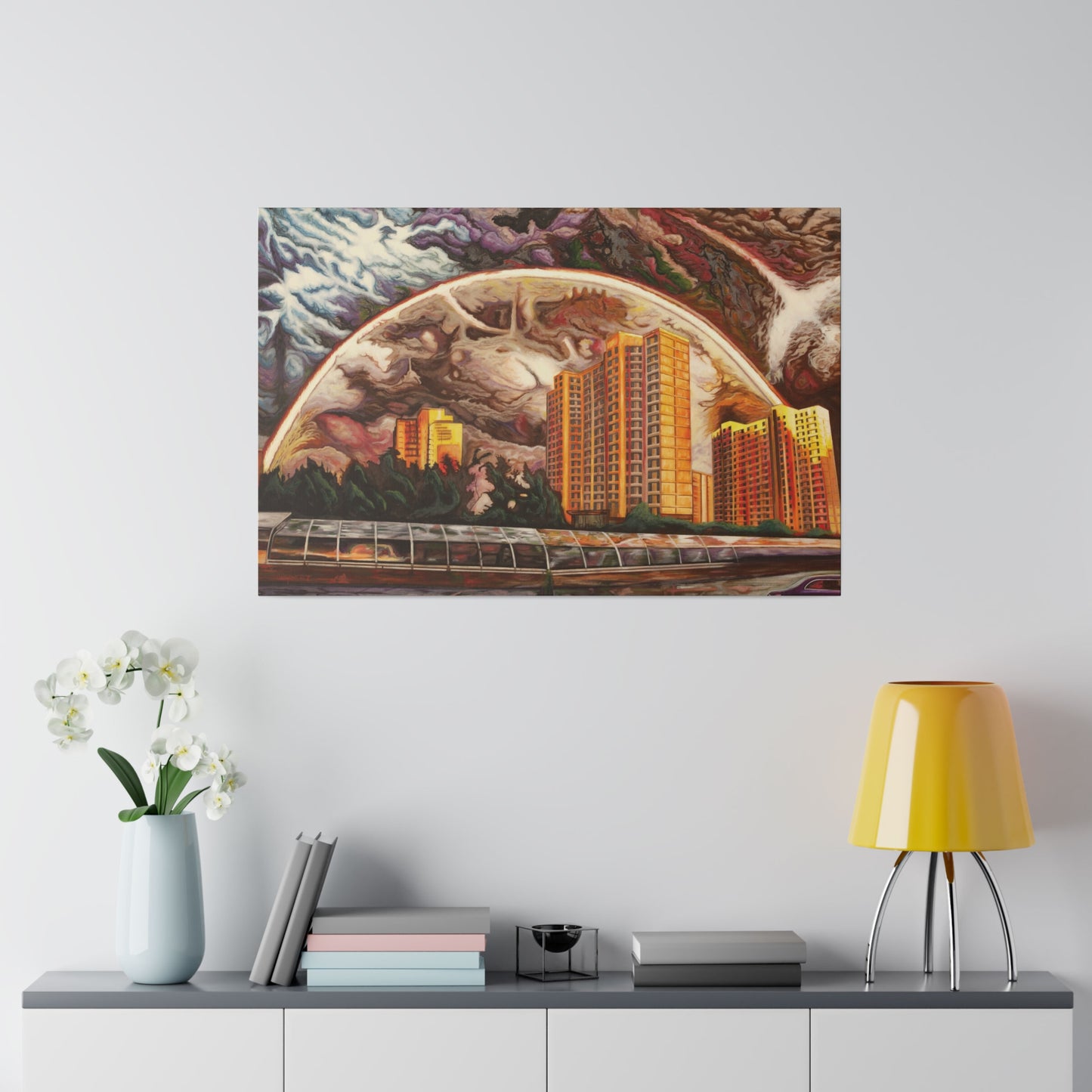 "Double Rainbows" Matte Canvas, Stretched, 0.75"